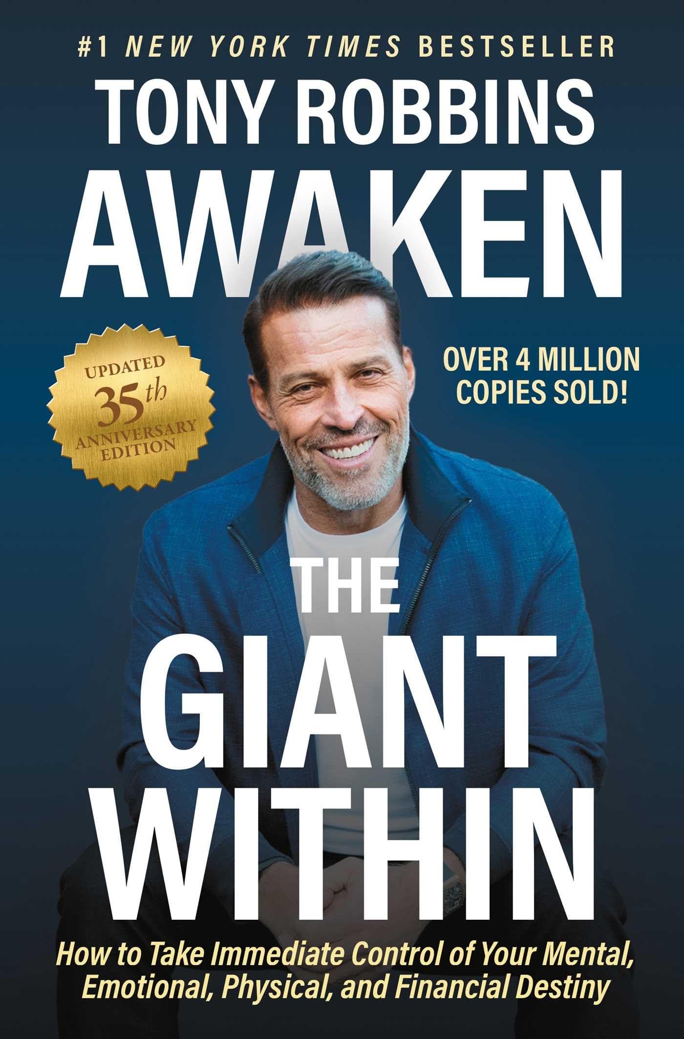 Tony Robbins - Awaken The Giant Within, Updated 35th Anniversary Edition | Hardcover