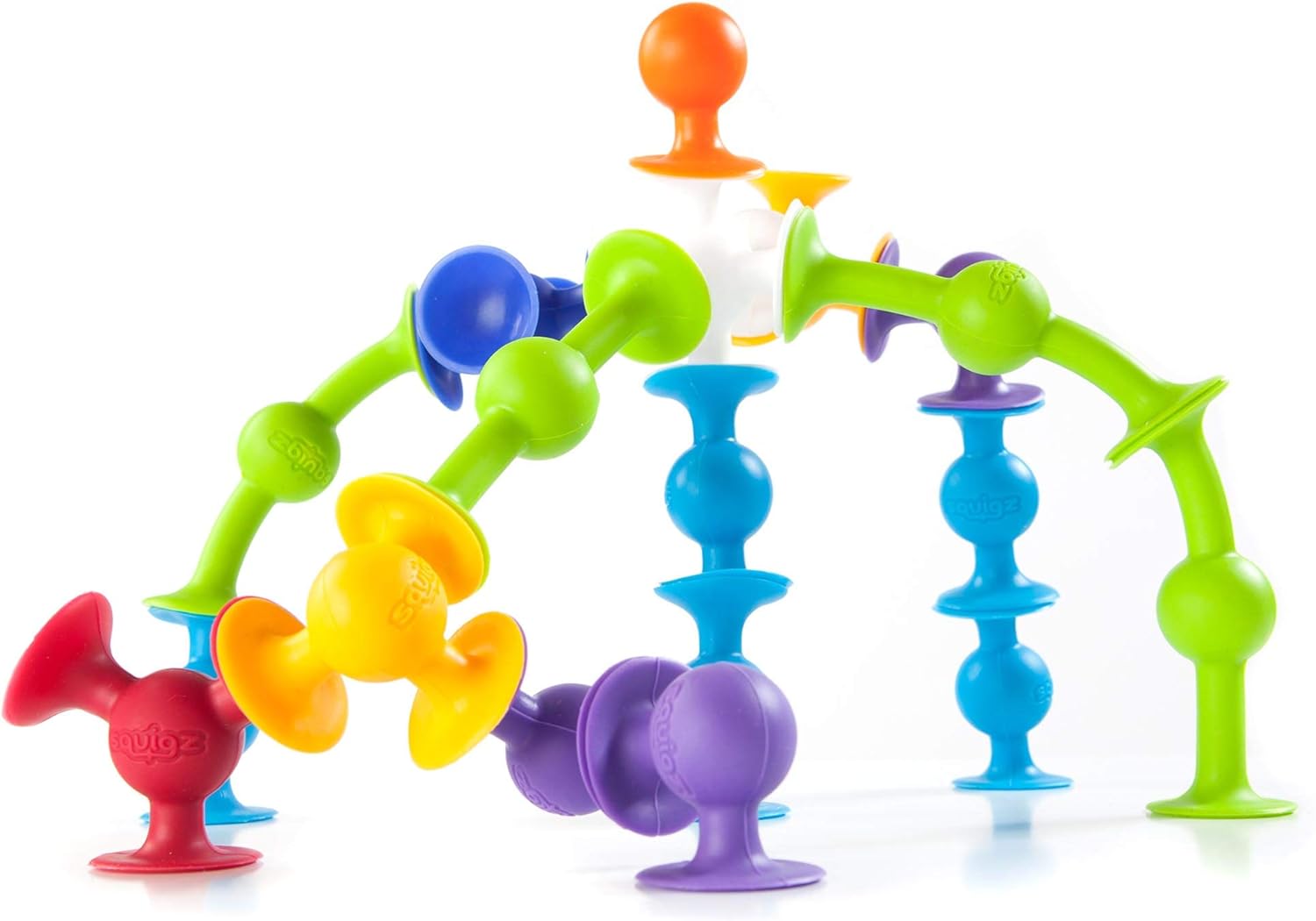 Fat Brain Toys Squigz Starter Set - Suction Construction Playset for Kids 3+ 6