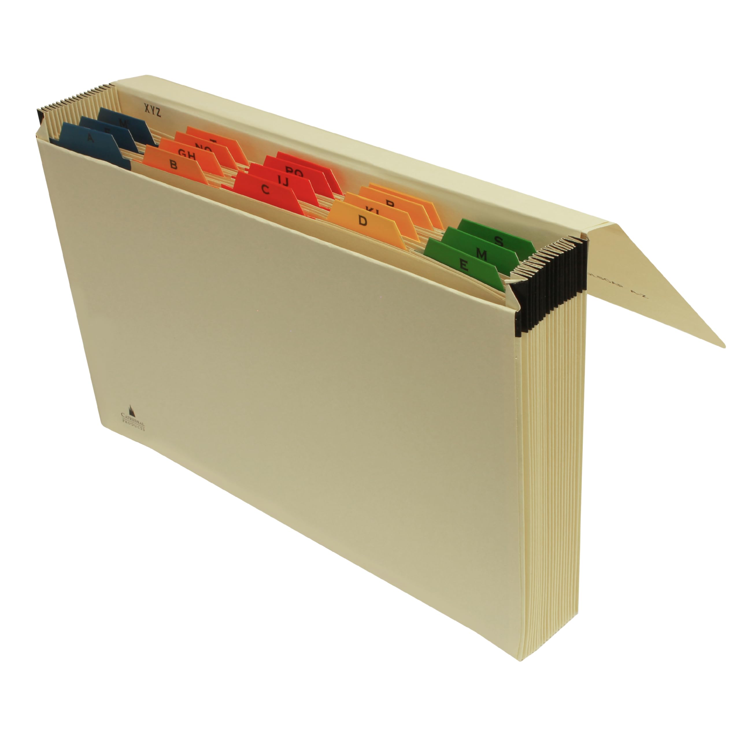 Cathedral Products A-Z Expanding File Wallet | 19 Mylar Reinforced Pockets | A4 & Foolscap Compatible