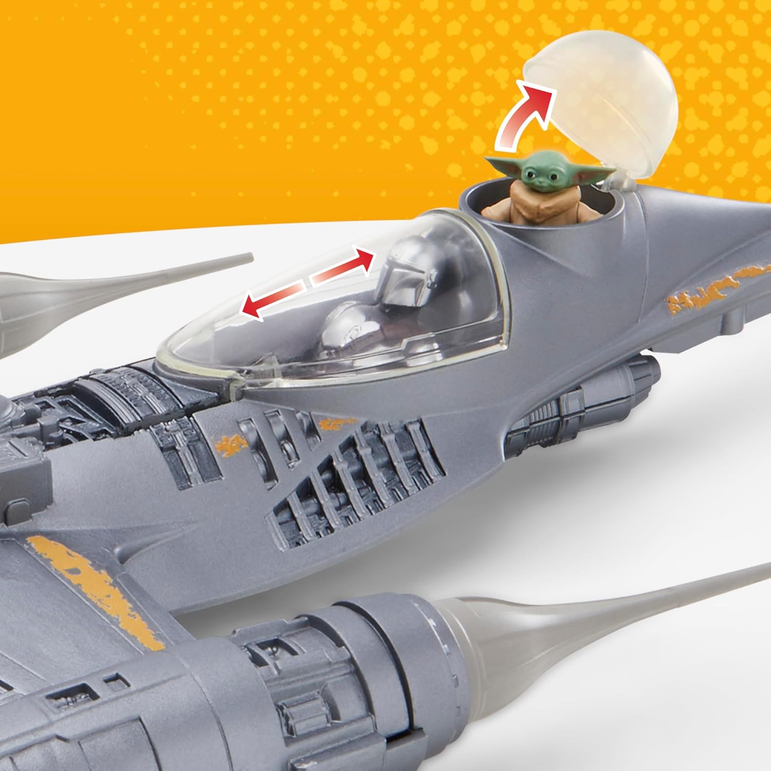 Star Wars Epic Hero Series The Mandalorian's N-1 Starfighter 3