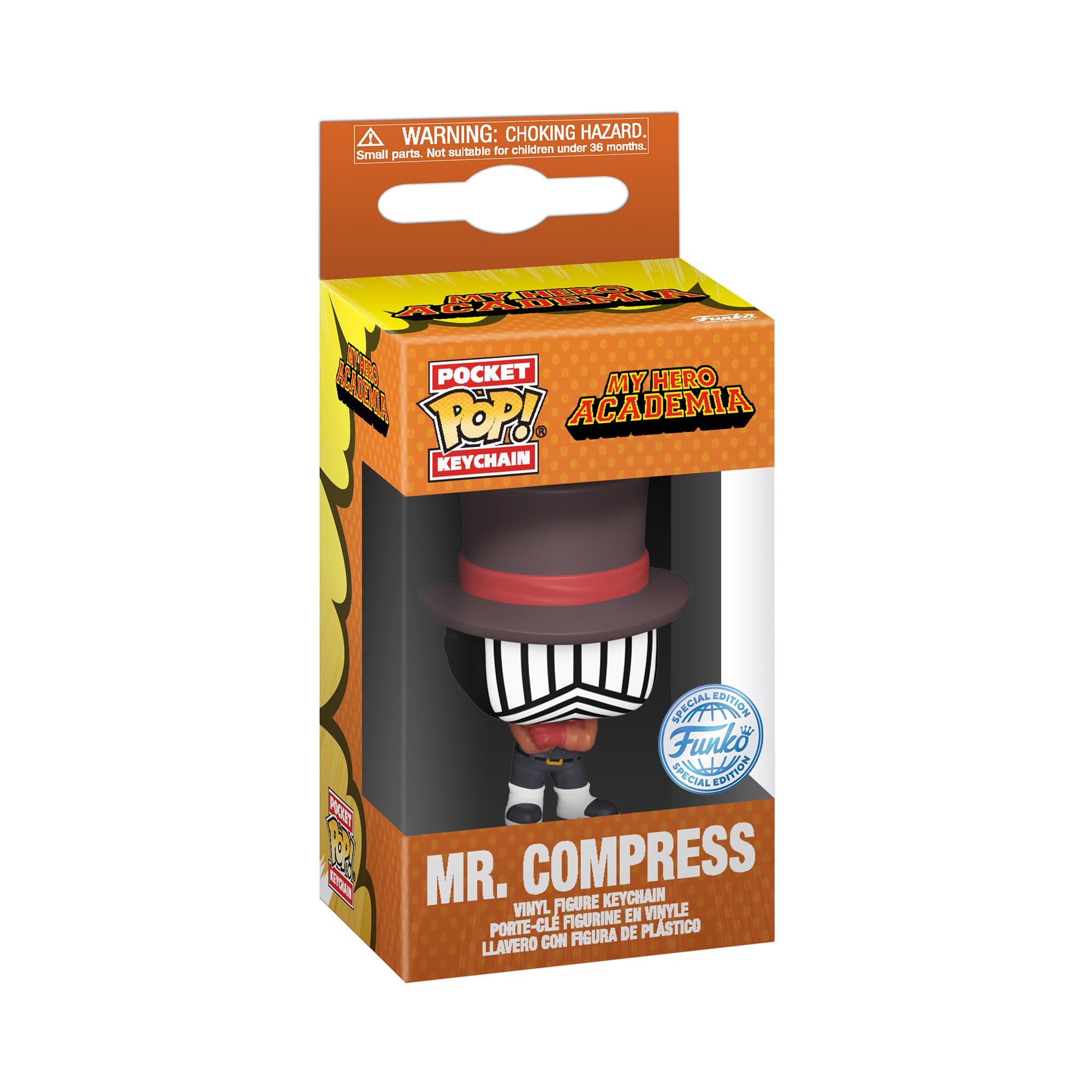 Funko Pop! Schlüsselanhänger My Hero Academia - Mr. Compress Vinyl Figur (69749)