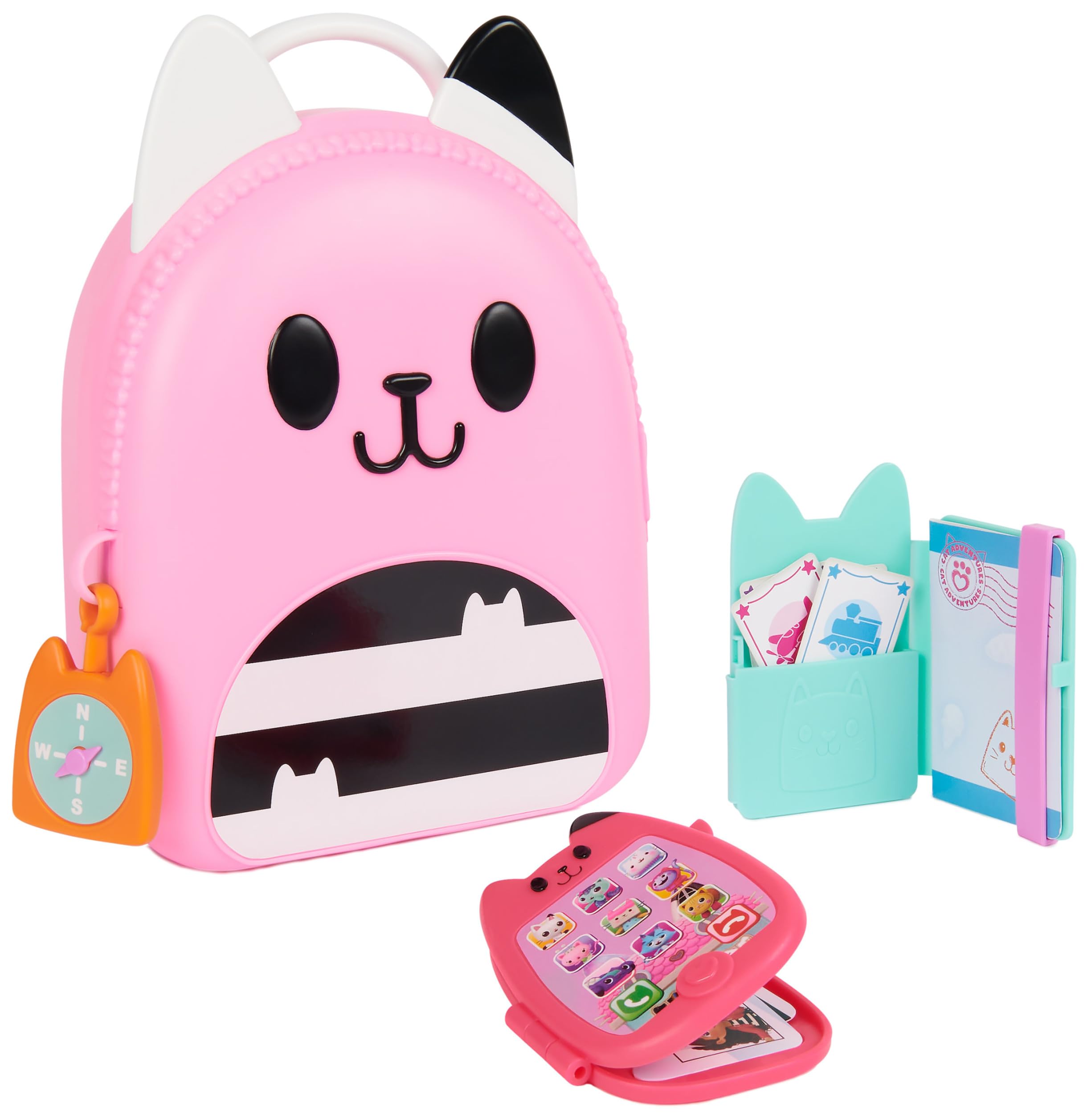 DREAMWORKS GABBY'S DOLLHOUSE Gabby Girl On-The-Go Travel Set - 11 Pieces | Ages 3+