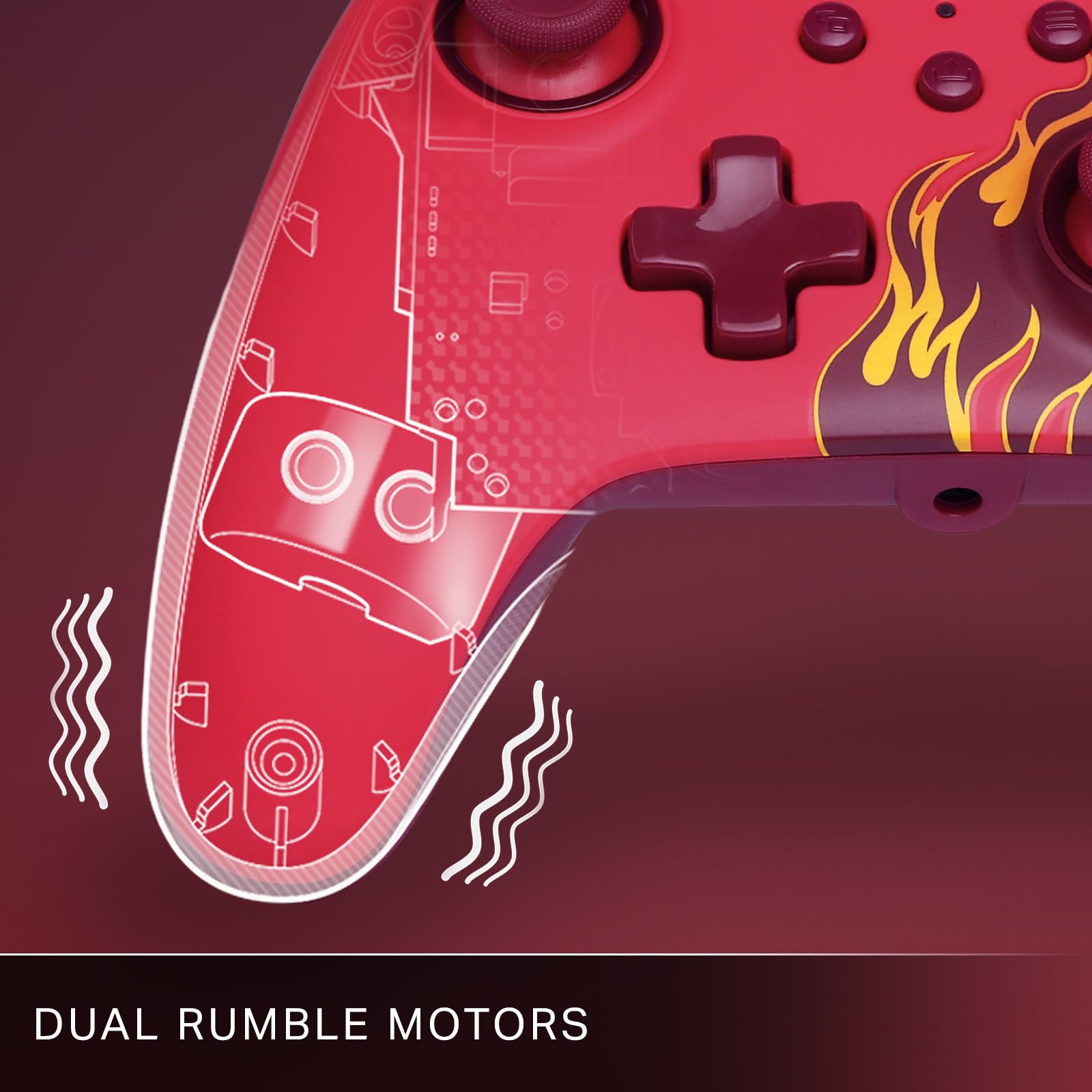 PowerA Advantage Wired Controller - Red Blaze [Xbox Series X|S] 6