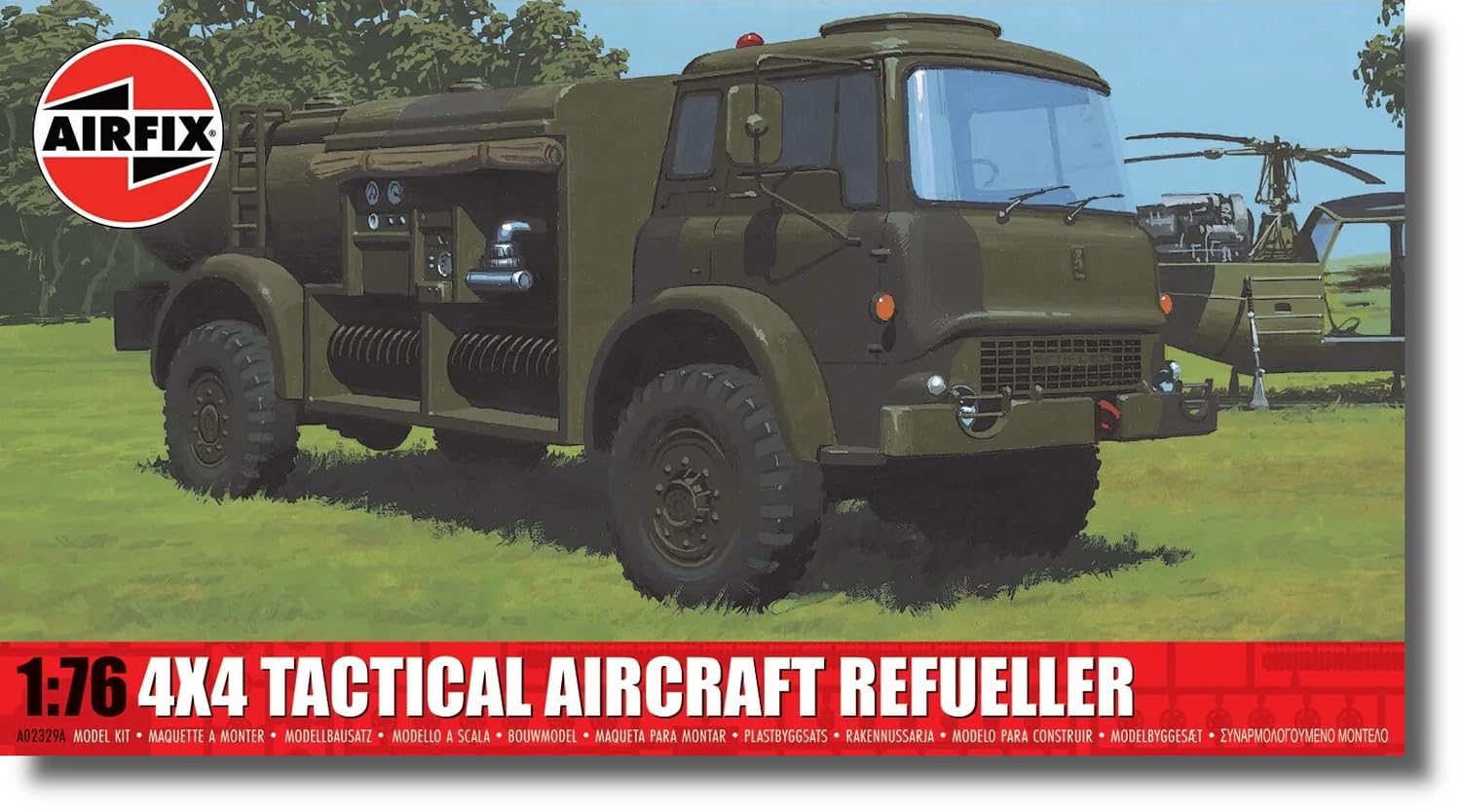Airfix Tactical Aircraft Refueller Model Kit - 1:76 Scale, Skill Level 1 1