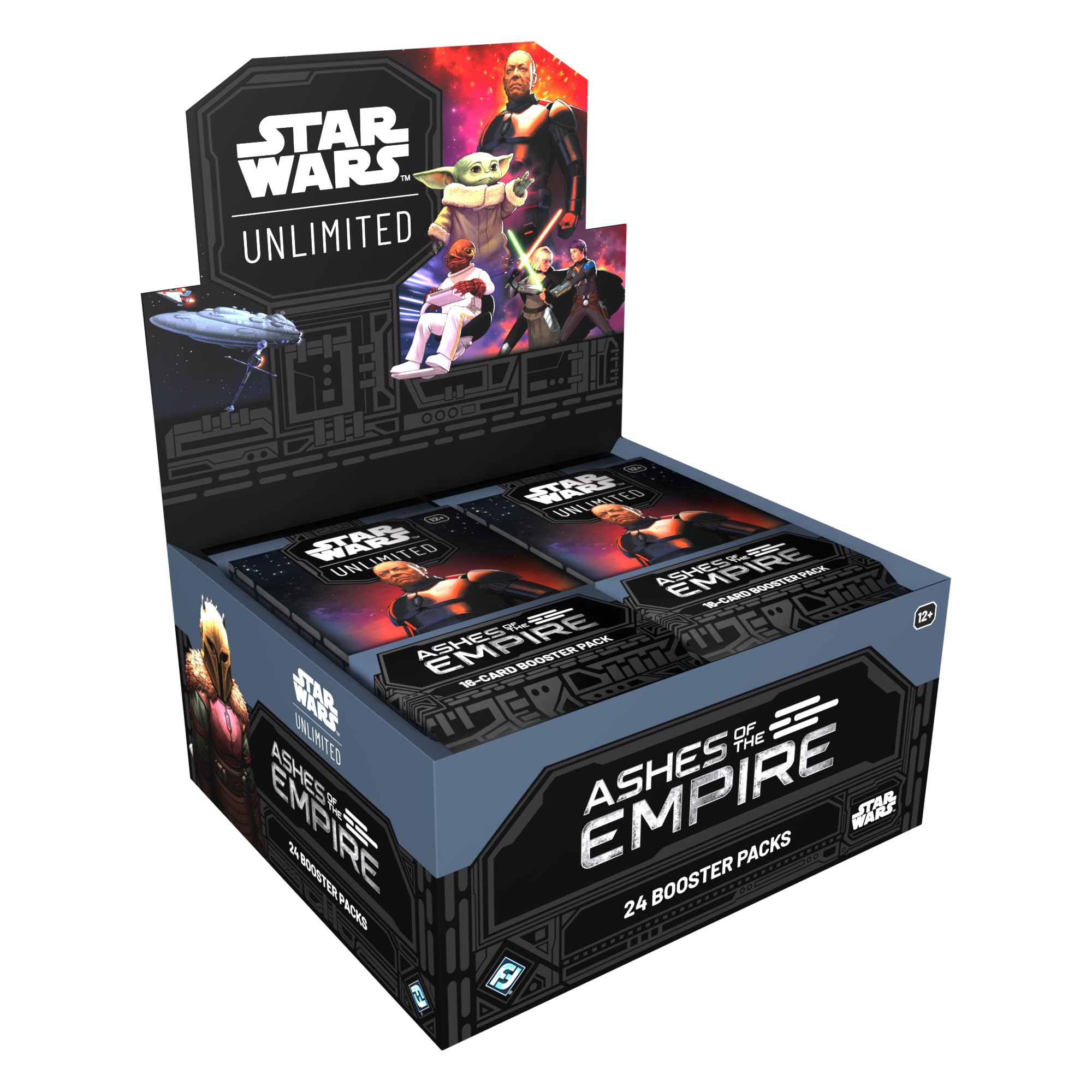 Asmodee Star Wars: Unlimited TCG Ashes of the Empire Booster Display - 24 Packs
