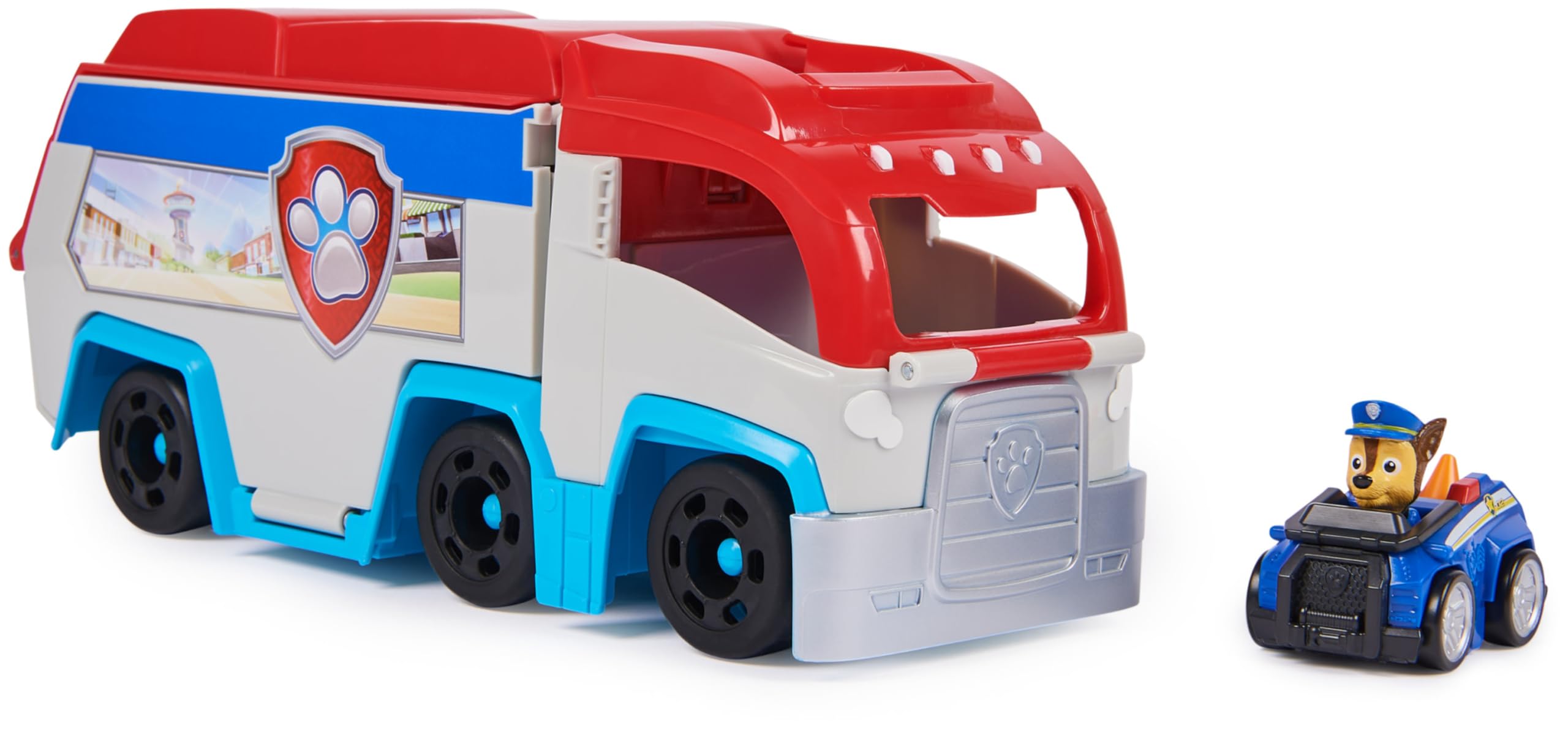 Paw Patrol Pup Squad Patroller Team Vehicle with Chase Racer Toy Lorry | Ages 3-9 | 2 Items