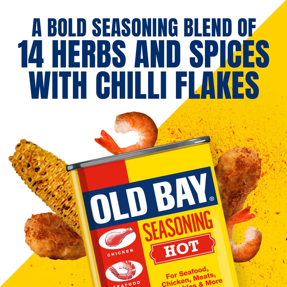 Old Bay Hot Seasoning Powder - Bold Blend of 14 Herbs & Spices | 75 g 2