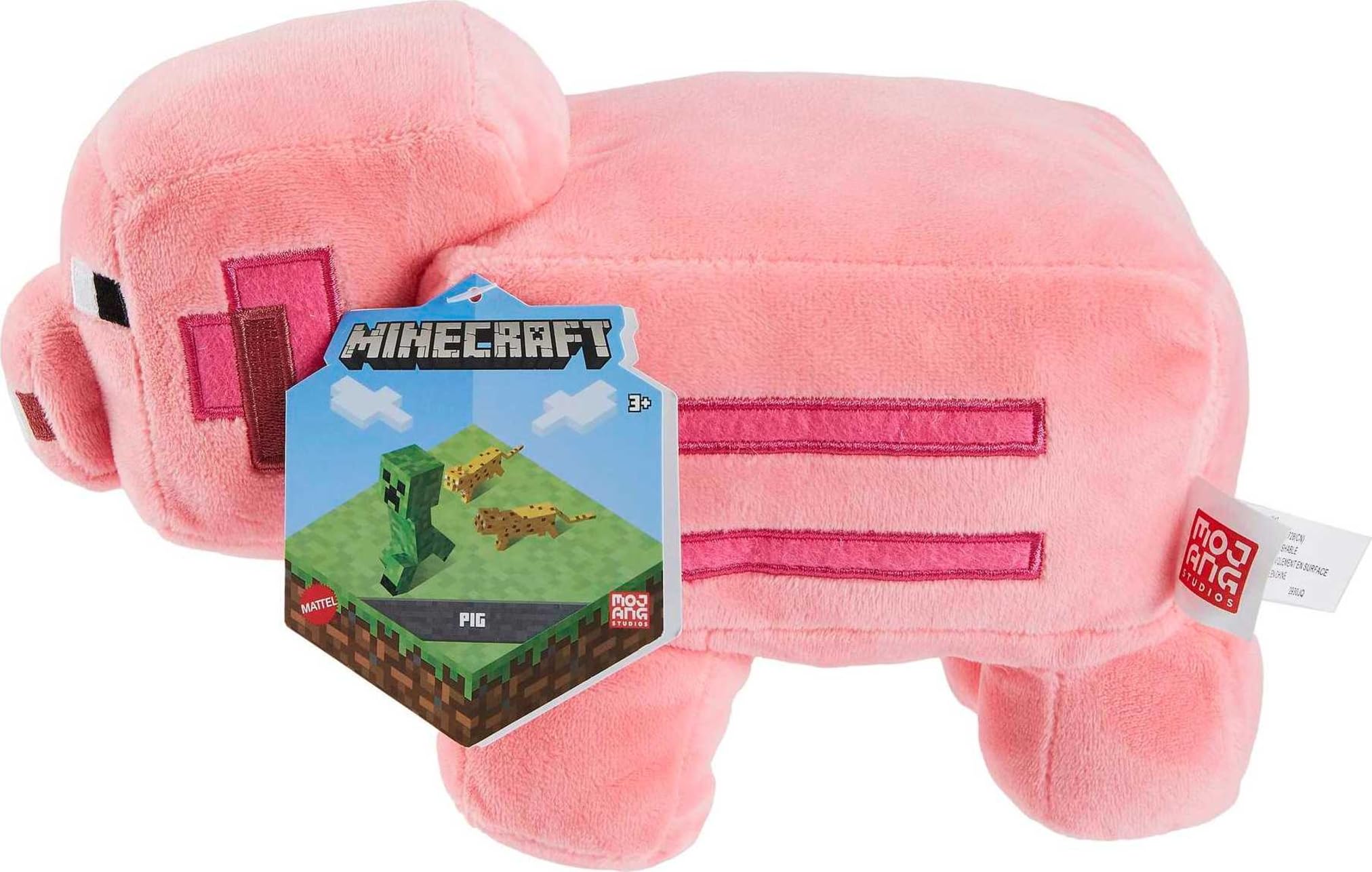 Mattel Minecraft Pig Plush - 8-inch Collectible Soft Toy for Ages 3+ 6