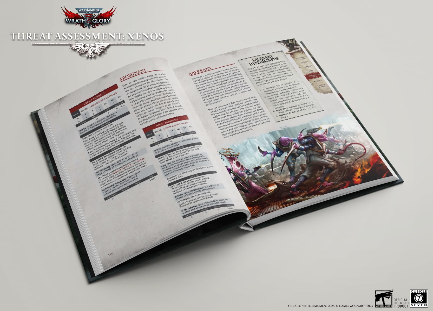 Cubicle 7 Warhammer 40,000: Wrath & Glory - Threat Assessment: Xenos Hardcover 2