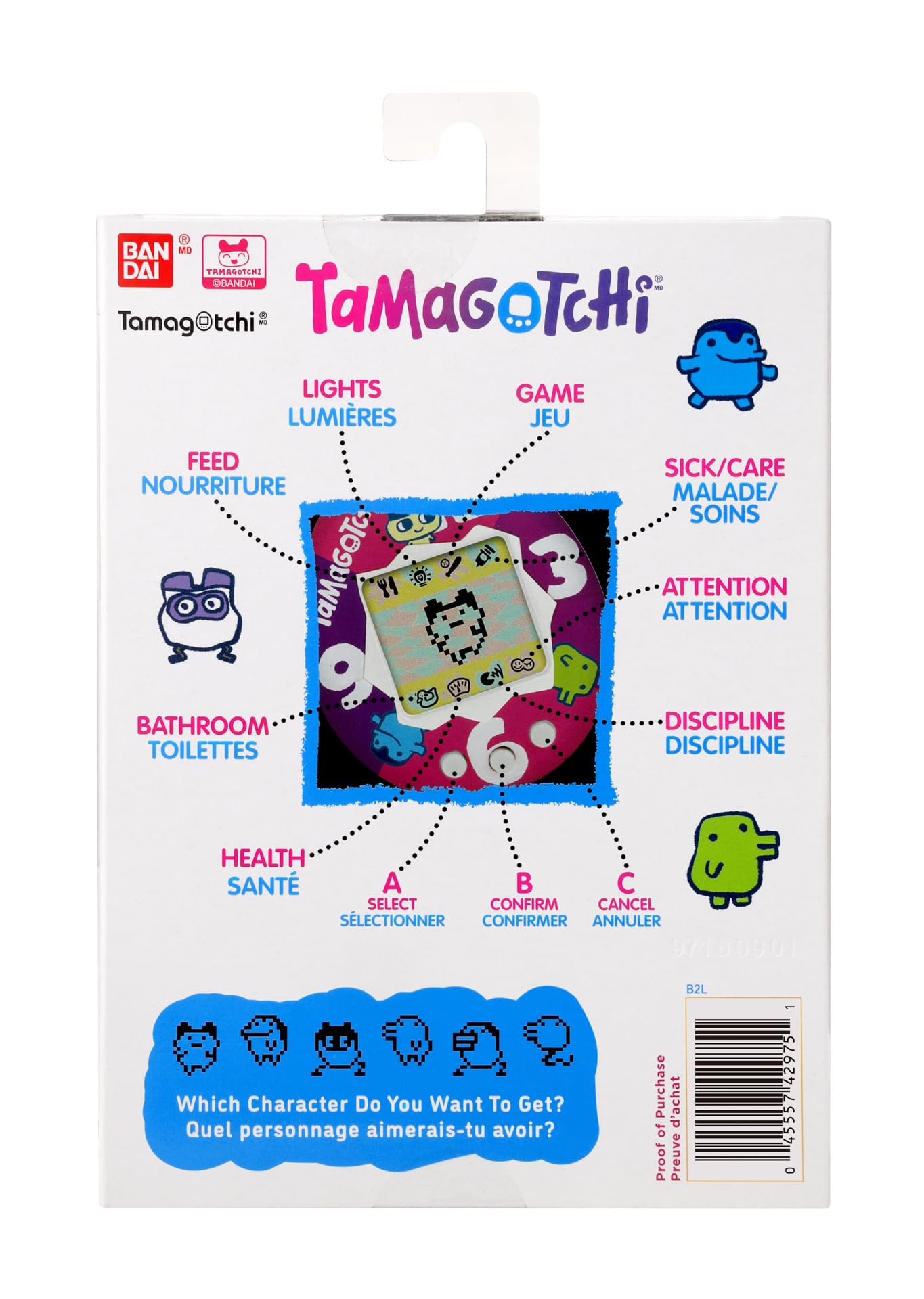 Bandai Tamagotchi Original Lots of Love Shell - Retro Electronic Pet Toy for Kids & Adults 19