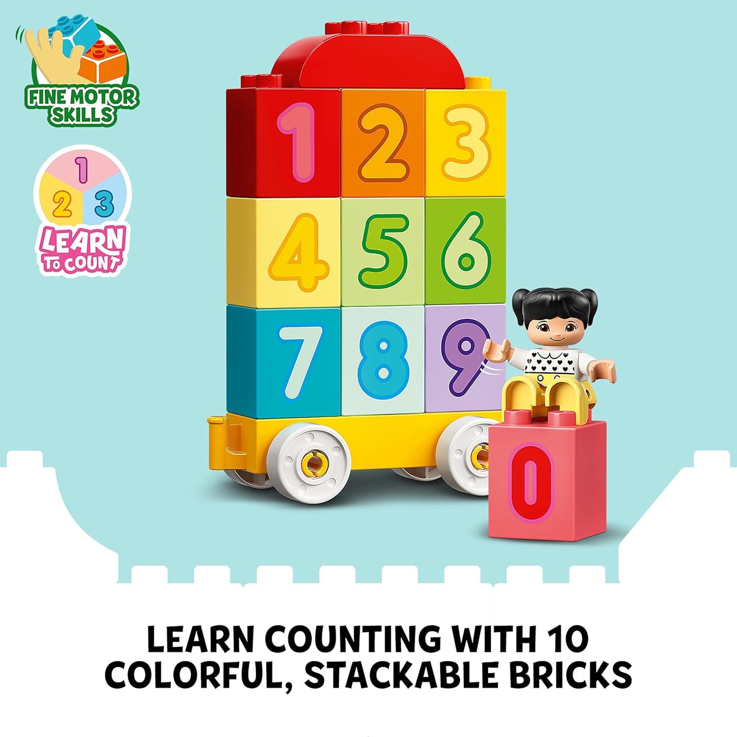LEGO DUPLO My First Number Train - Educational Counting Toy for Toddlers 1.5+ Years 4