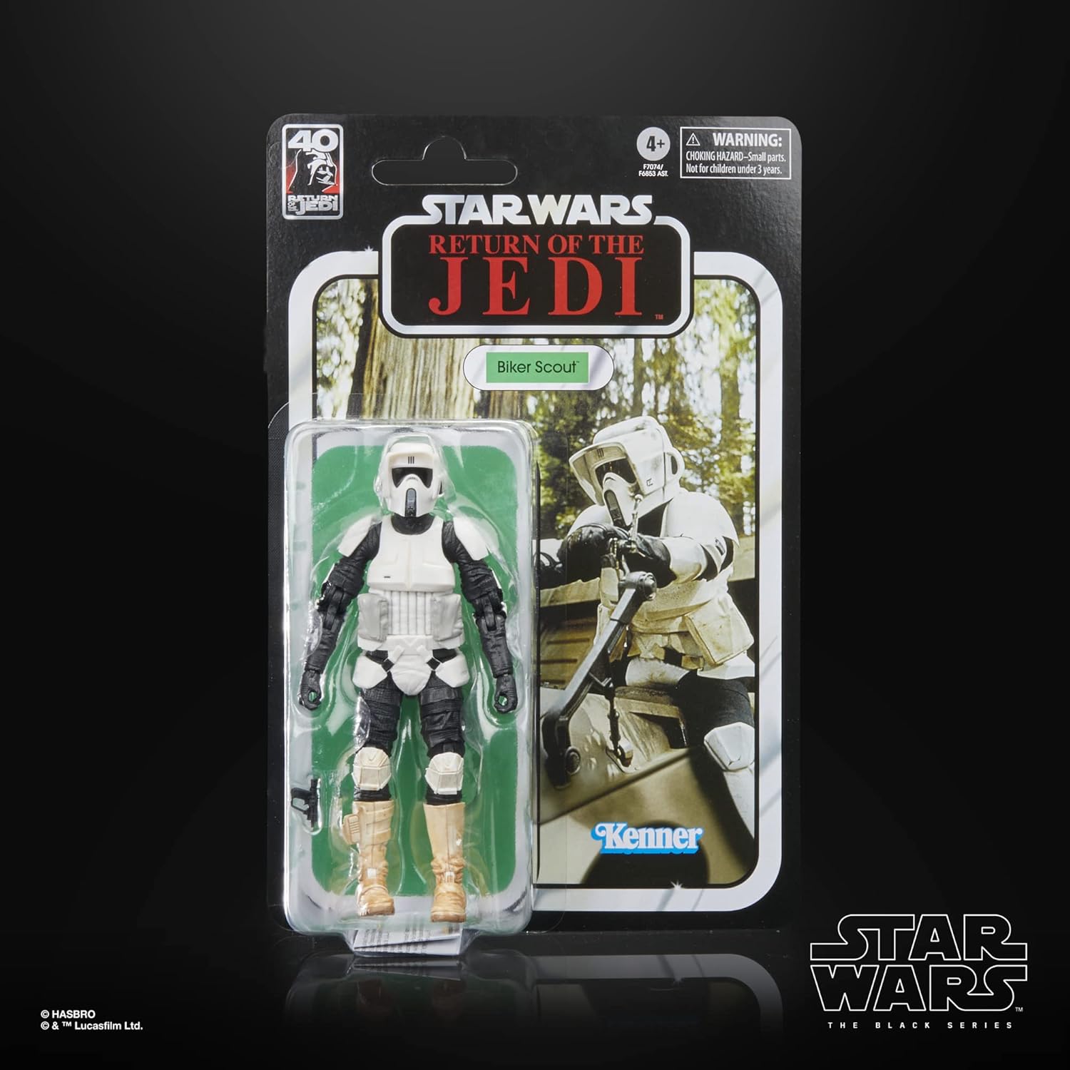 Hasbro Star Wars The Black Series Biker Scout 6-Inch Action Figure - Return of the Jedi 40th Anniversary 7