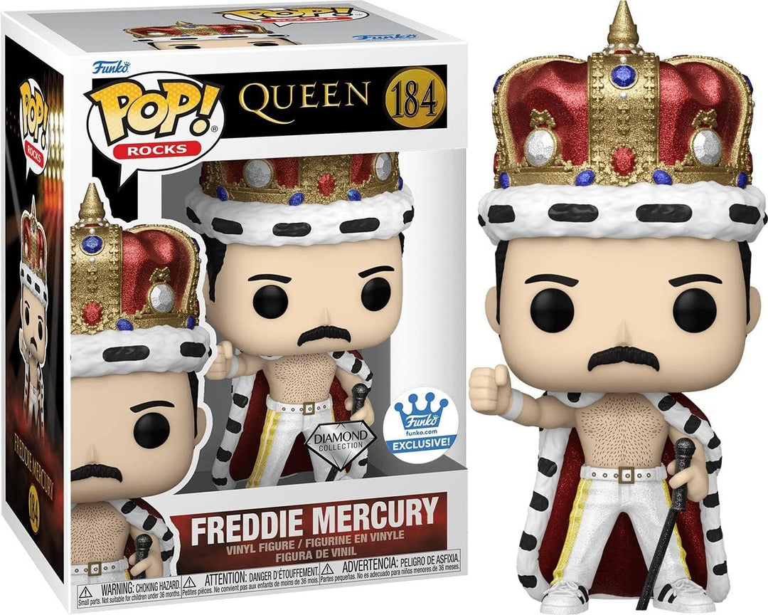 Funko Pop! Music - Freddie Mercury King Diamond Glitter Vinyl Figure (66370)