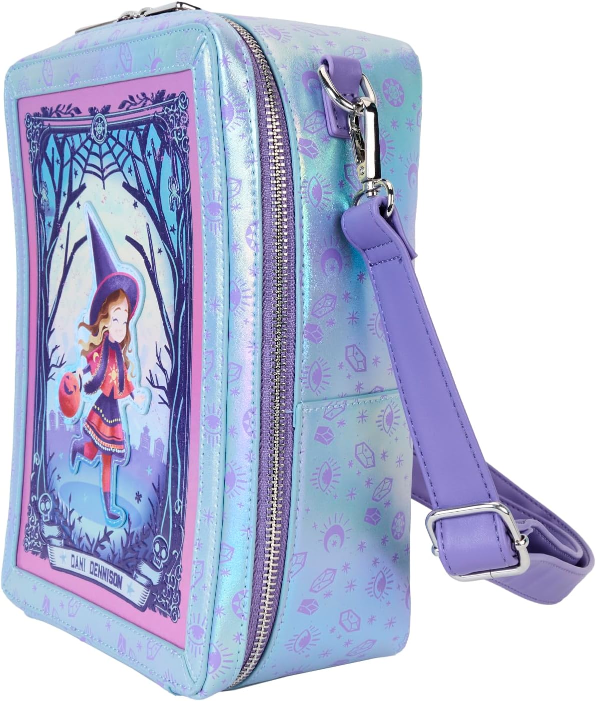 Loungefly Hocus Pocus Tarot Card Iridescent Crossbody Bag 2