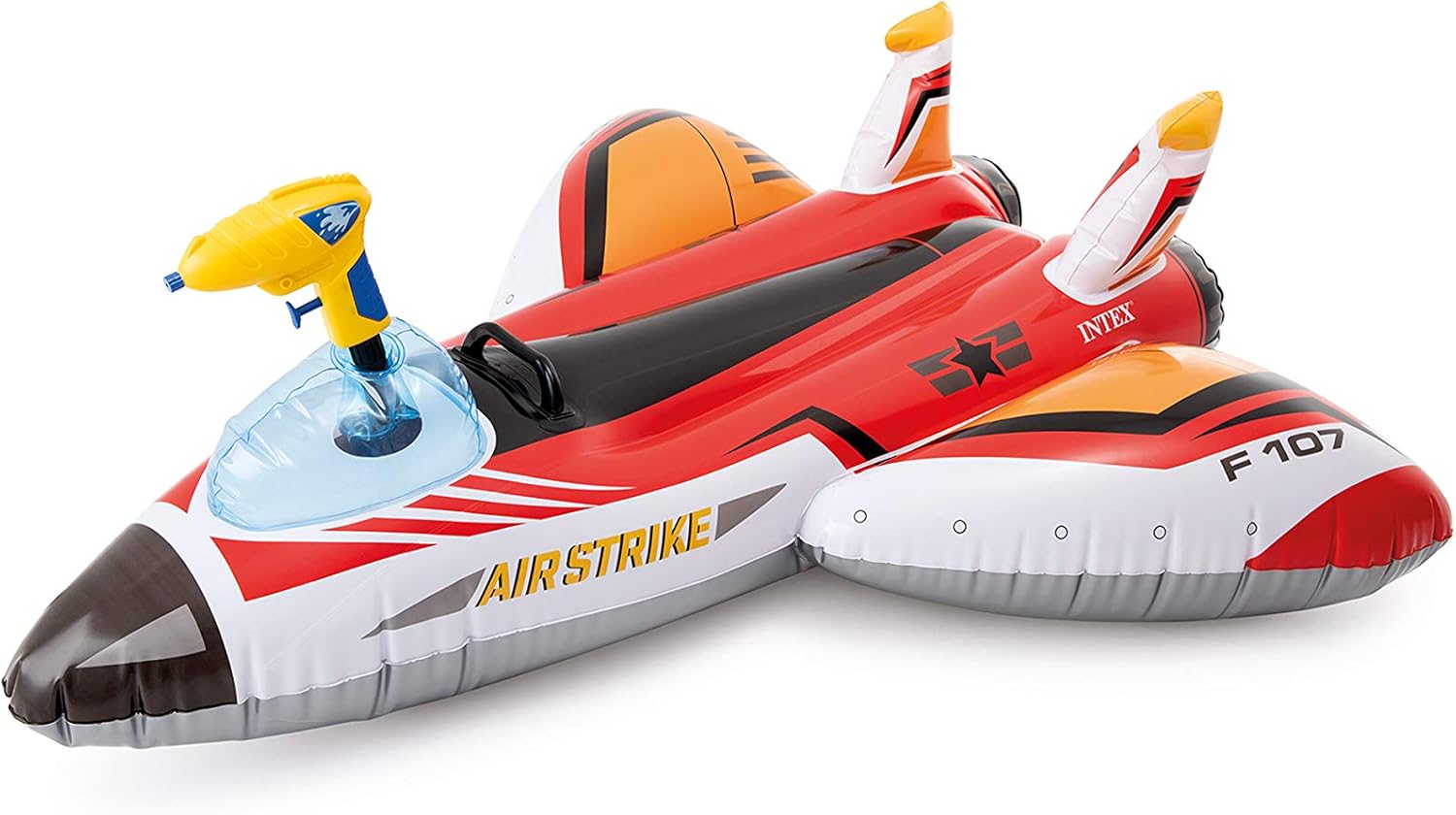 Intex 57536NP Water Gun Plane Ride-On - Inflatable Outdoor Water Toy for Kids 3