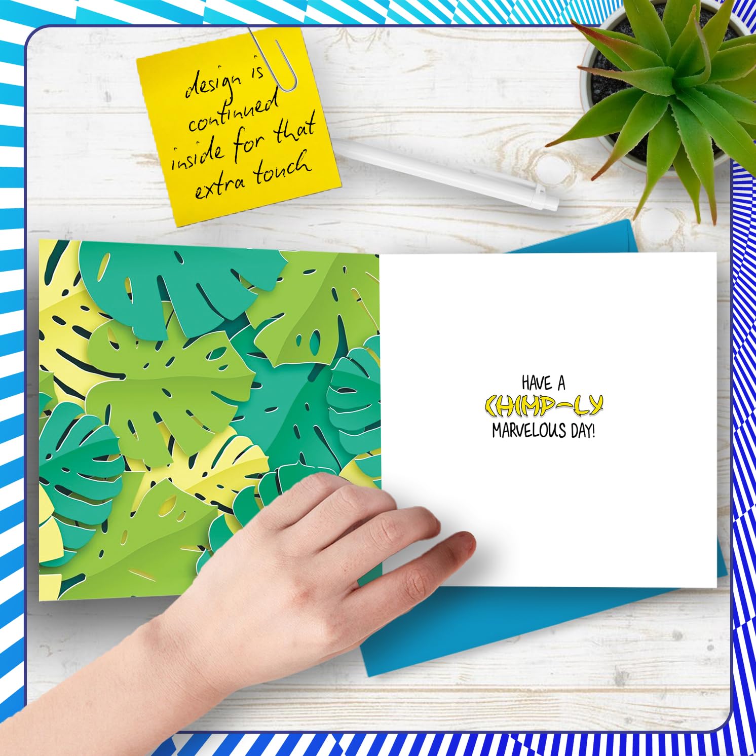 Stuff4 11th Birthday Card for Boys & Girls - Monkey Go Bananas Design | 145mm x 145mm 4