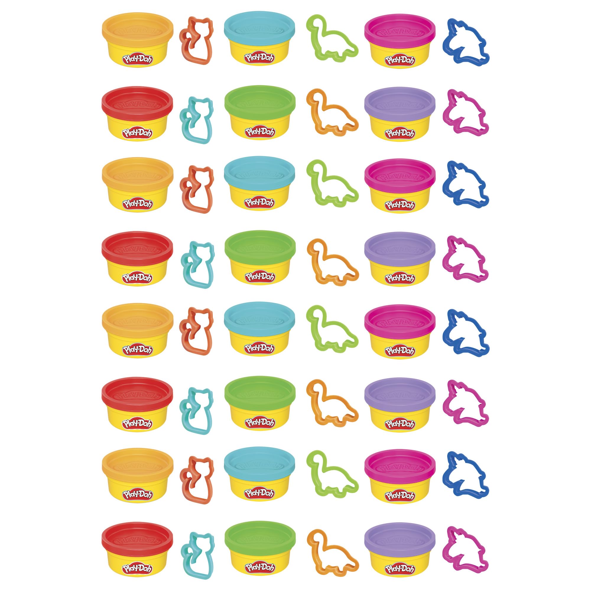 Play-Doh Party Favour Pack - 24 Cans with Cutters | Non-Toxic Modelling Clay for Ages 3+ 3