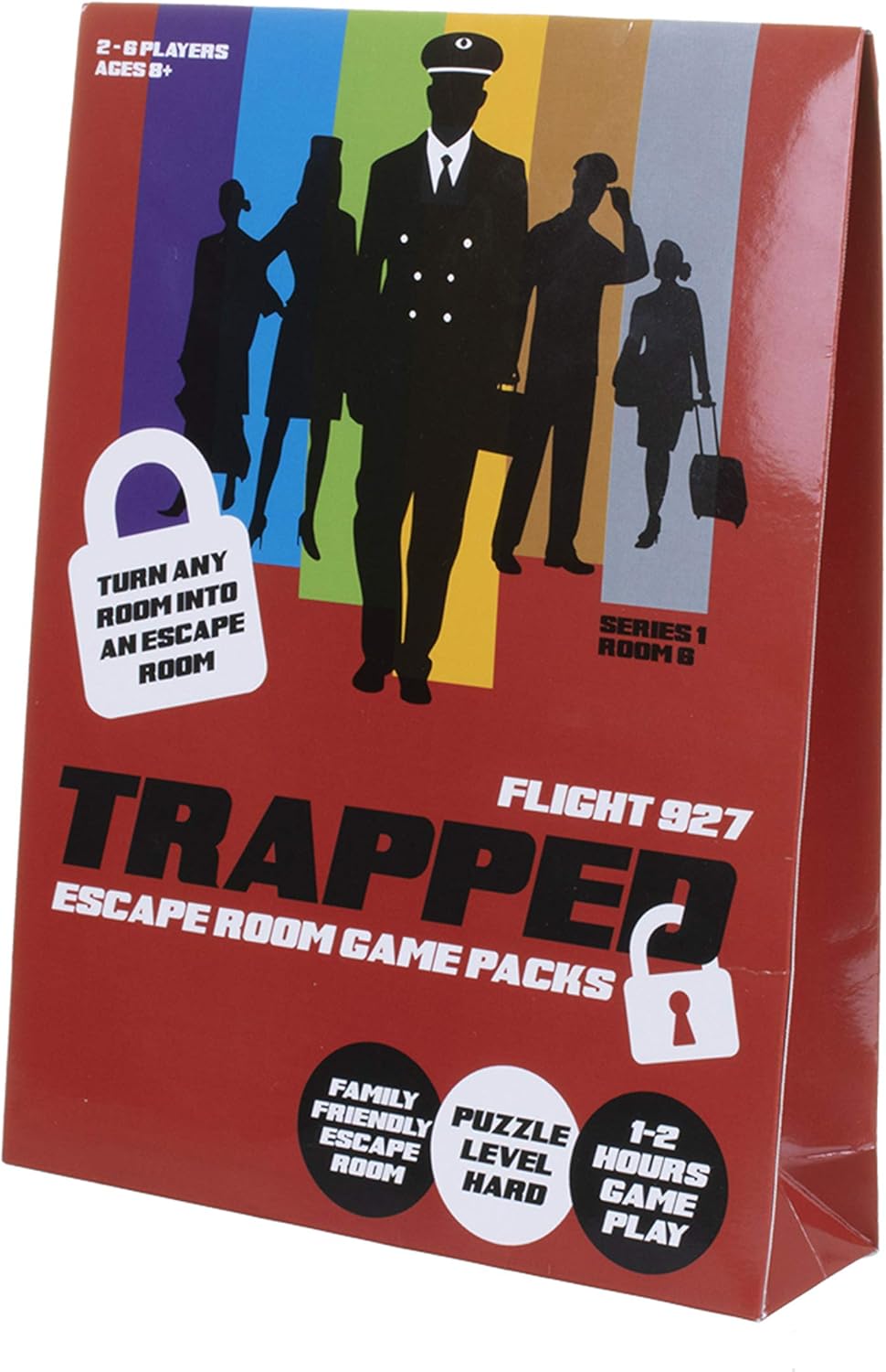 Trapped Flight 927 Escape Room Game Pack - Interactive Family Puzzle Game for 2-6 Players