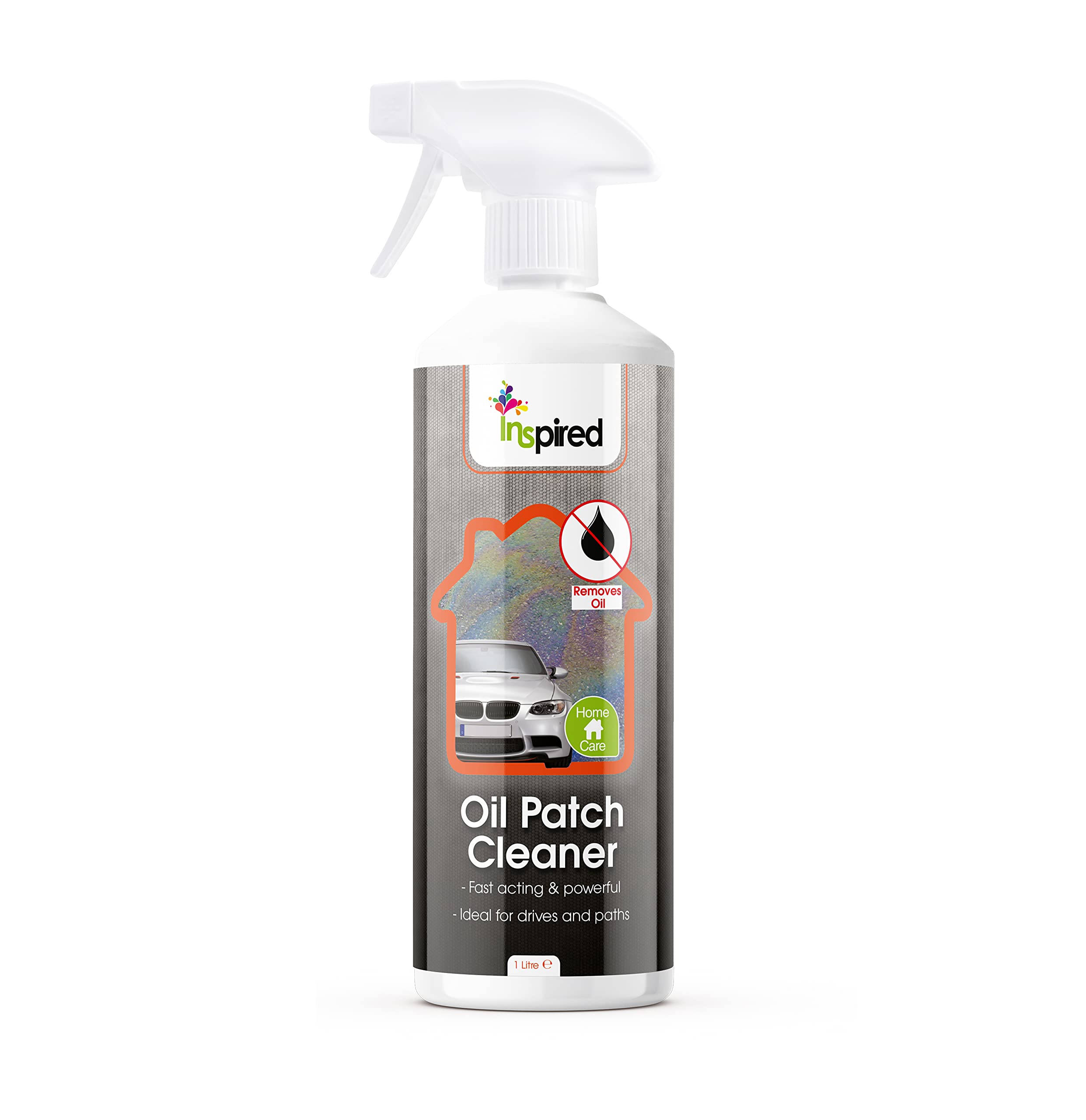 Inspired Oil & Tar Patch Remover - Fast Acting for Garage & Driveway | 1 Litre
