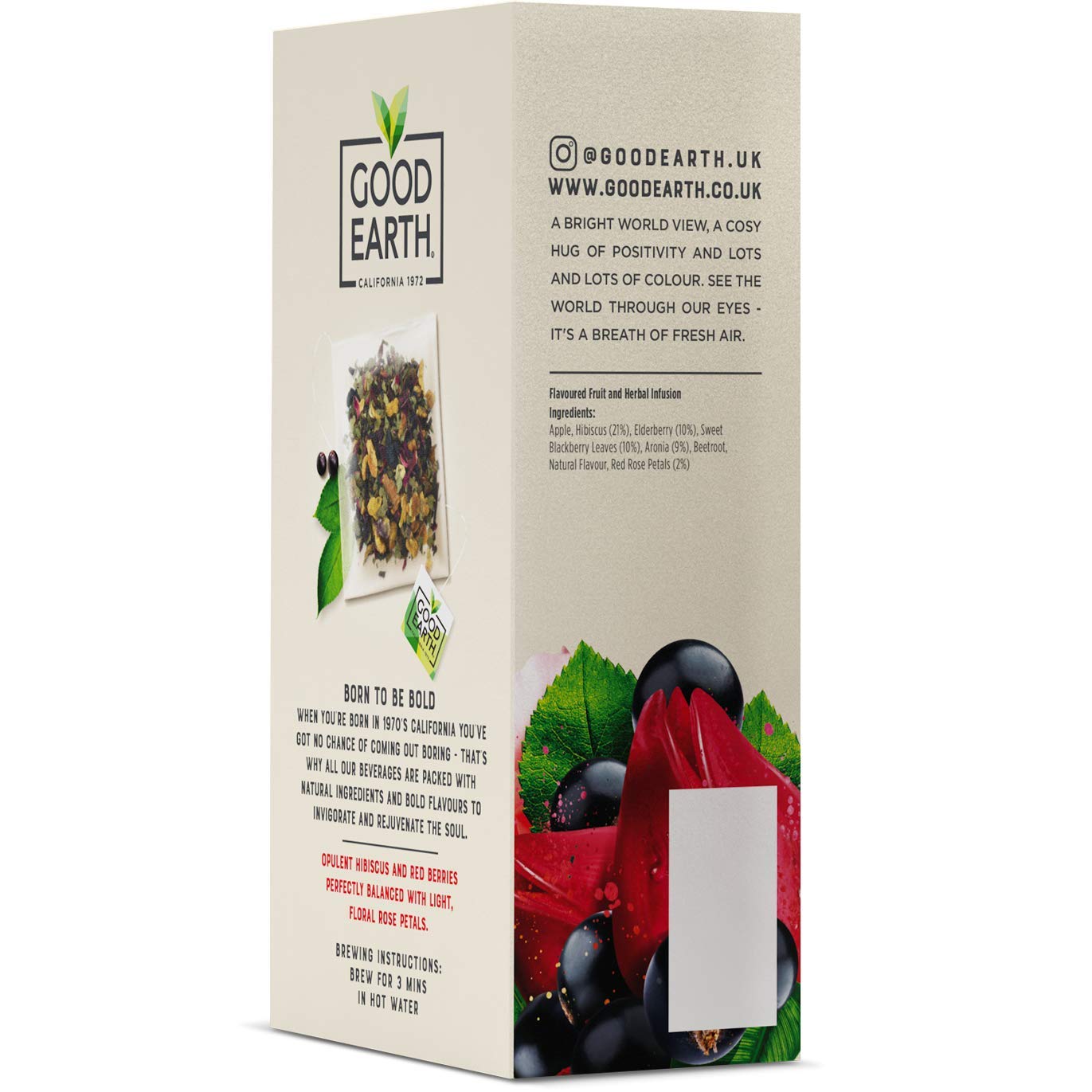Good Earth Hibiscus, Sweet Berries & Rose Tea - Herbal Tea, 15 Biodegradable Tea Bags 4