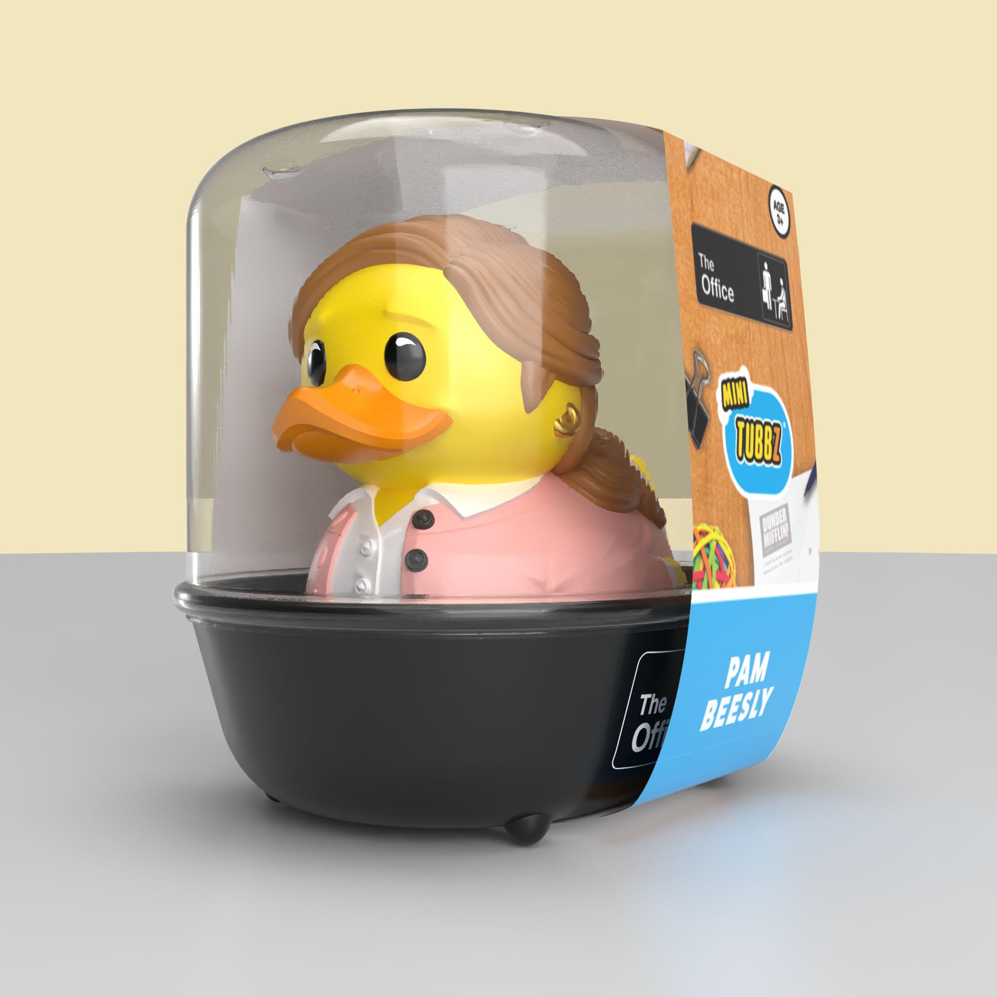 TUBBZ Mini: The Office - Pam Beesly Cosplaying Rubber Duck Vinyl Figure 6