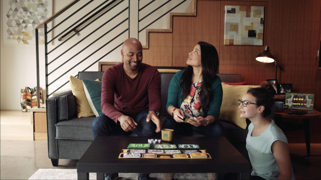Juego de mesa familiar Ravensburger Big Money para niños de 8 años en adelante: rollos arriesgados y fortunas fabulosas.