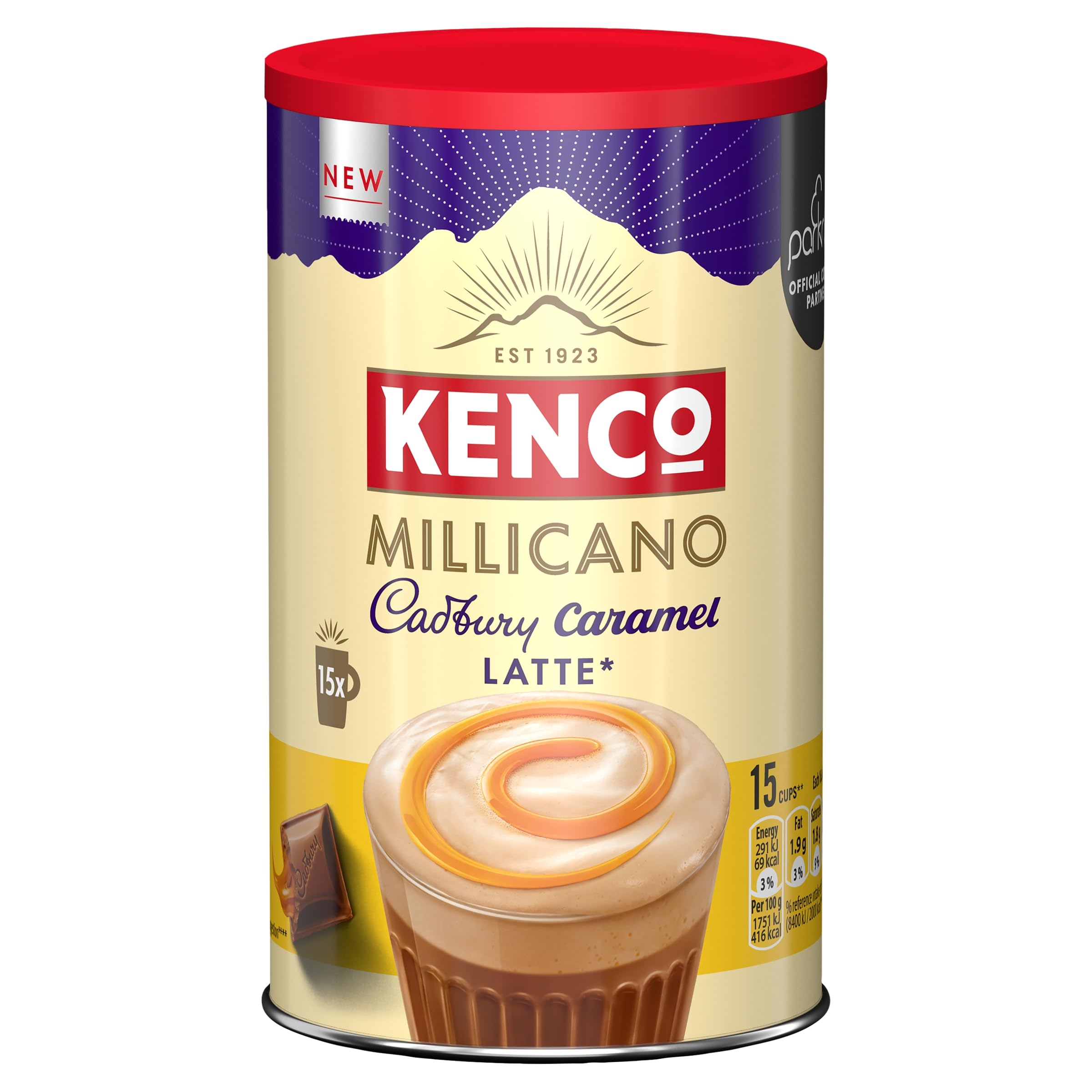 Kenco - Cadbury Caramel Latte Instant Coffee 250g