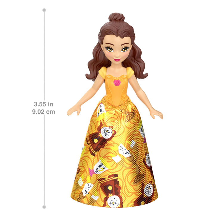 Mattel Disney Princess & Friends 5-Pack Doll Playset with Pposable Figures and Removable Skirts, JBL33