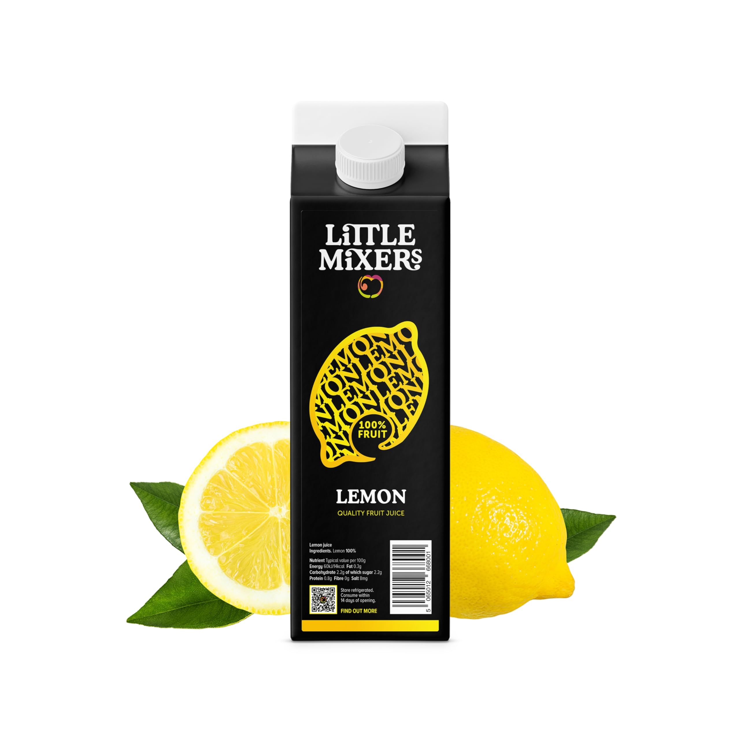 LITTLE MIXERS 100% Pure Lemon Juice - Not From Concentrate | 1 KG Carton | Professional Grade