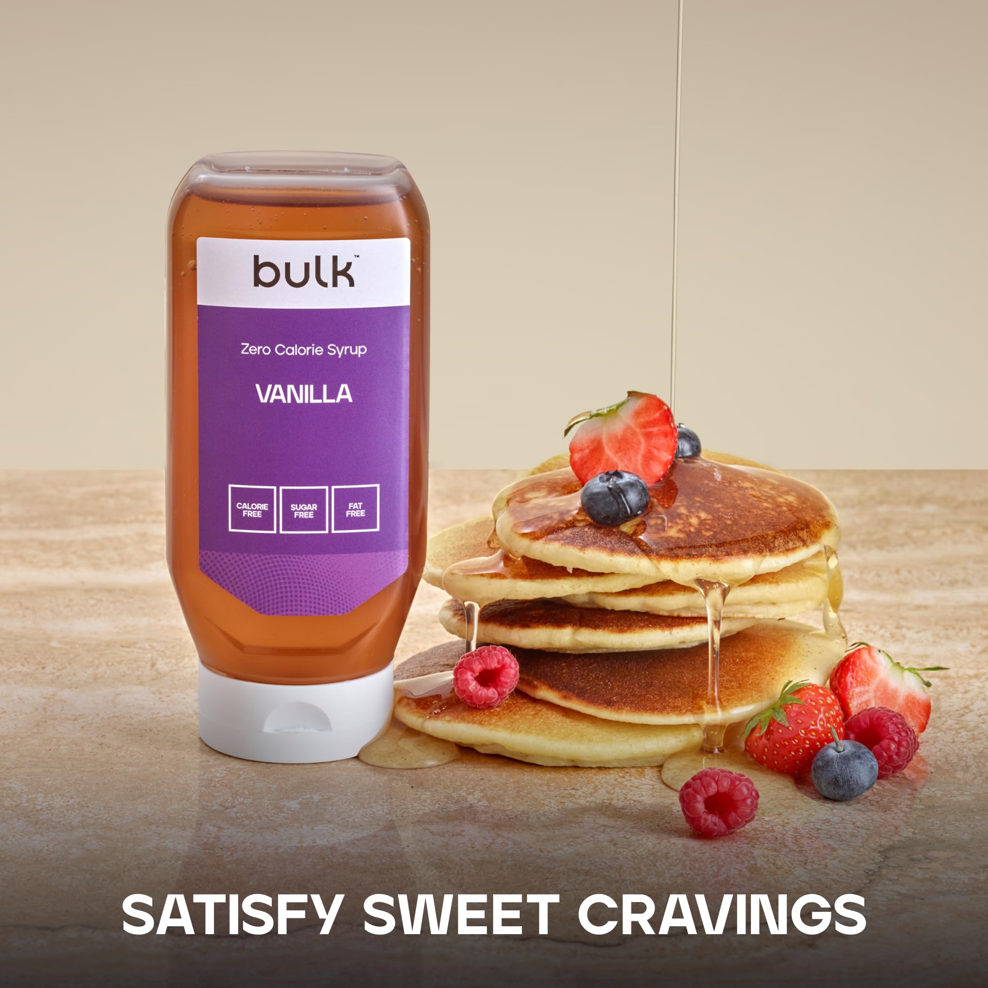 Bulk Zero Calorie Vanilla Syrup - Sugar Free, Fat Free | 400 ml Bottle 2