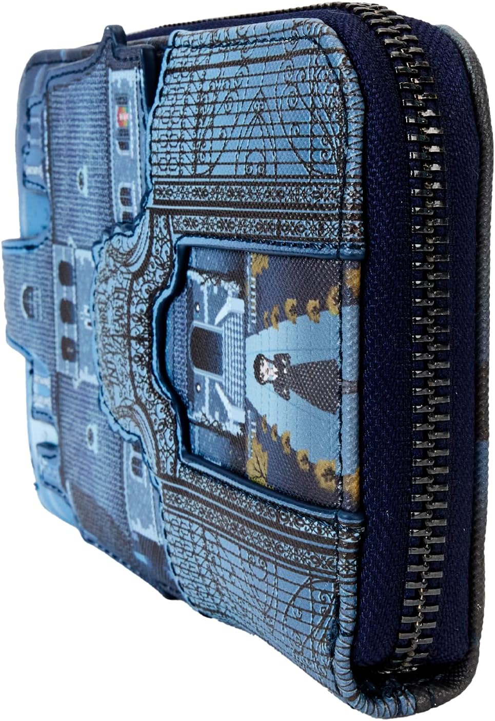 Loungefly Wednesday Nevermore Academy Castle Zip Around Wallet (WEDWA0003)