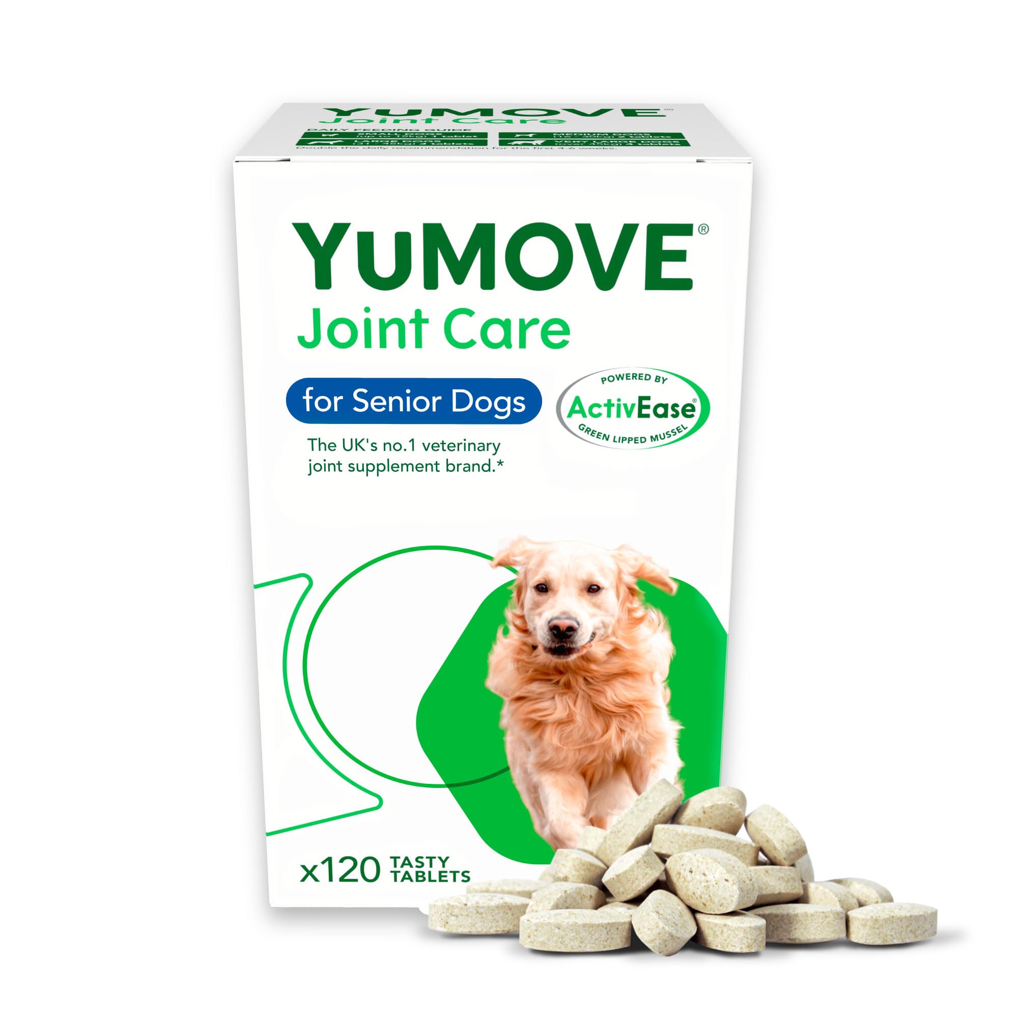 YuMOVE Senior Dog Joint Supplement - High Strength for Joint Care | 120 Tablets 1