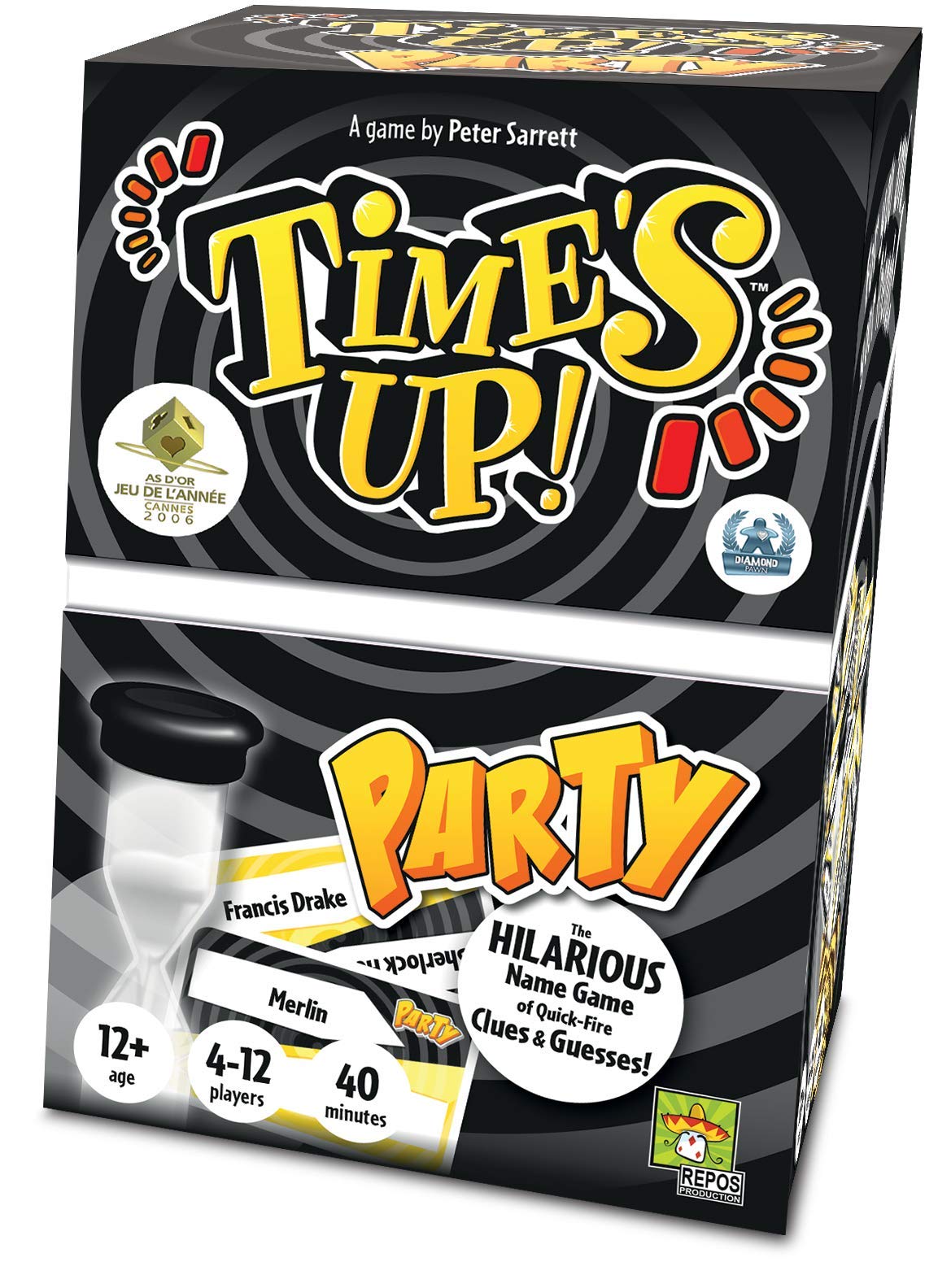 Repos ASMTUP1EN02 Time's Up Party (UK Edition) Card Game