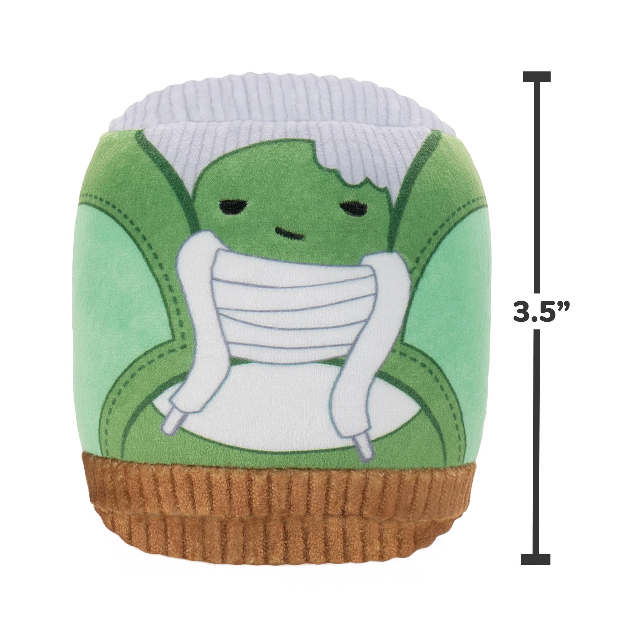 Squishmallows Chewmees Brando Shoe & Linus Sock Pet Toys - Squeaky Plush, 2-Piece Set 4