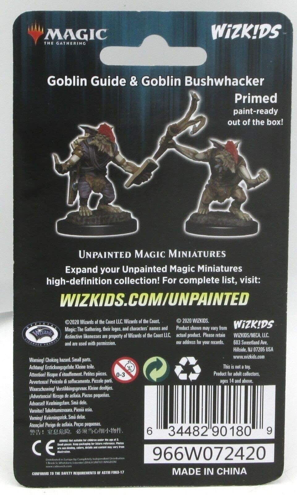 Dungeons & Dragons Magic: The Gathering Unpainted Miniatures - Goblin Guide & Goblin Bushwhacker 5
