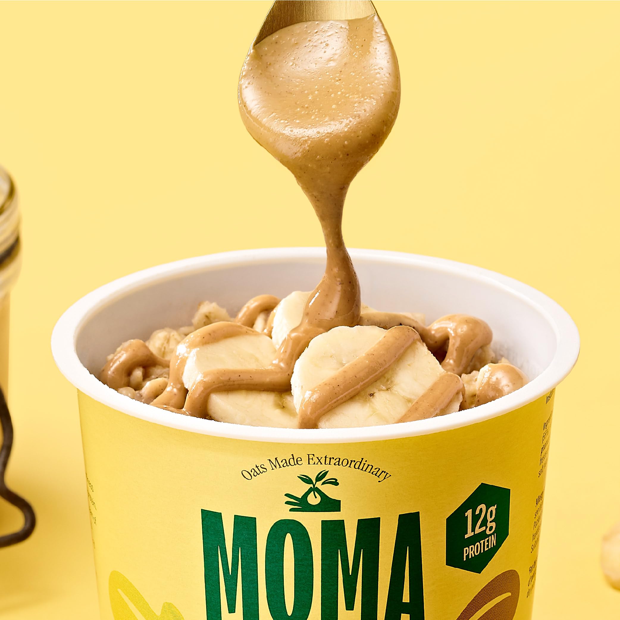 MOMA Banana & Peanut Butter Porridge Pot 65g 8
