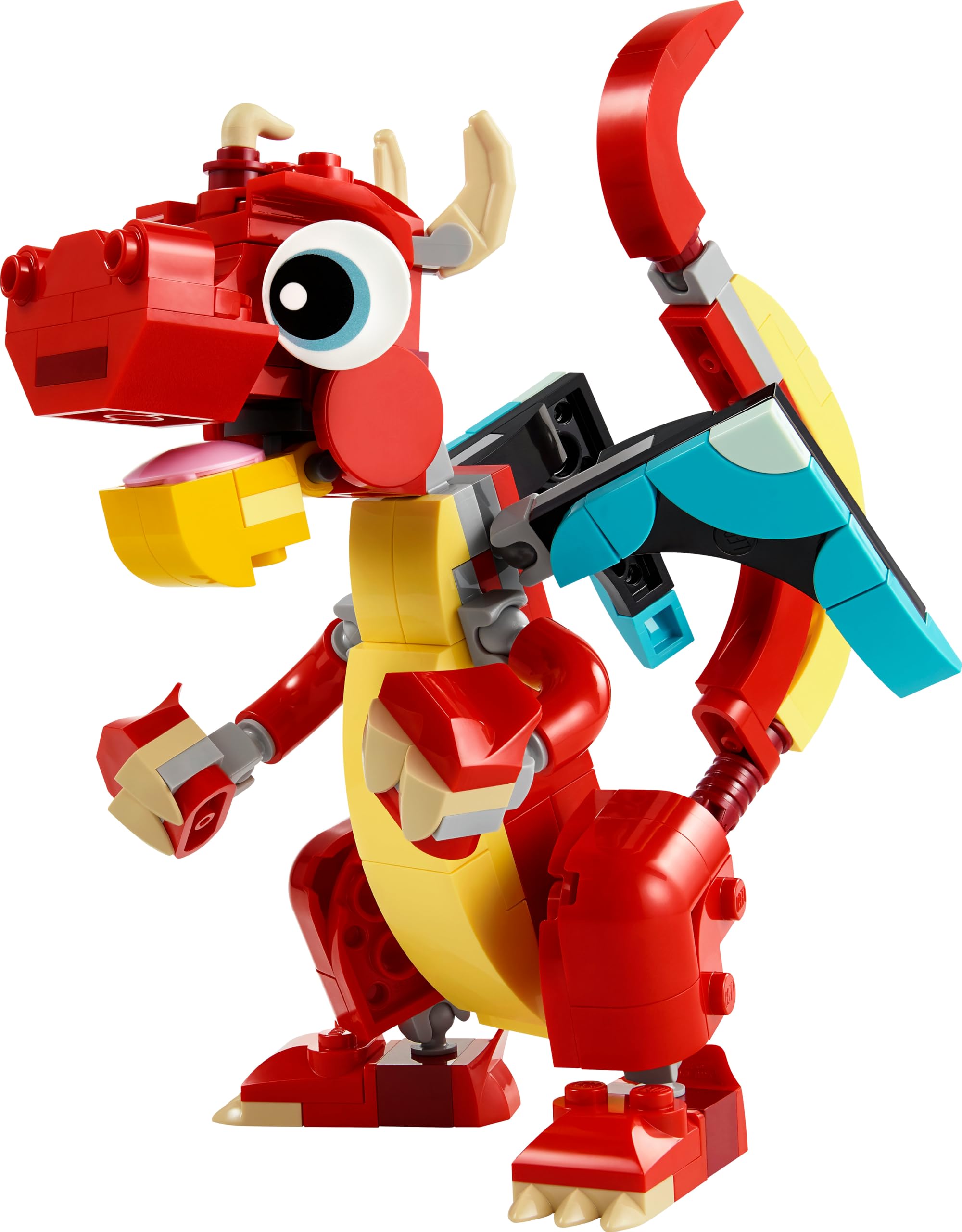 LEGO Creator 3in1 Red Dragon, Phoenix & Fish Building Set - 149 Pieces for Kids 6+ 4