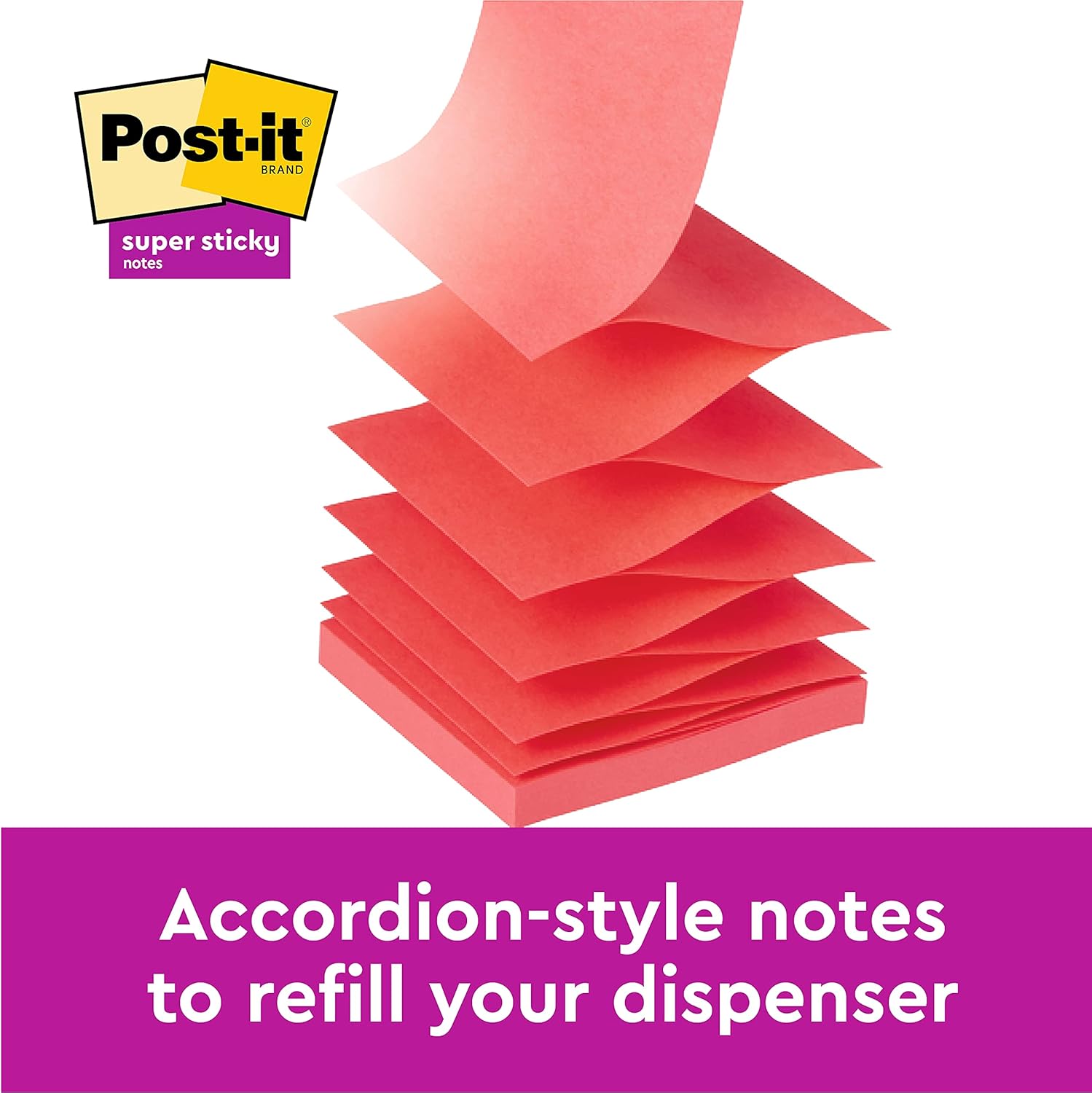 Post-it Notes, Super Sticky Notes Pad, Coloured Notes Rio Collection, Memo Note Pad for Notes Taking and To Do List, 6 Pads of 90 Sheets, Post it Note Large 76 x 127 mm 2