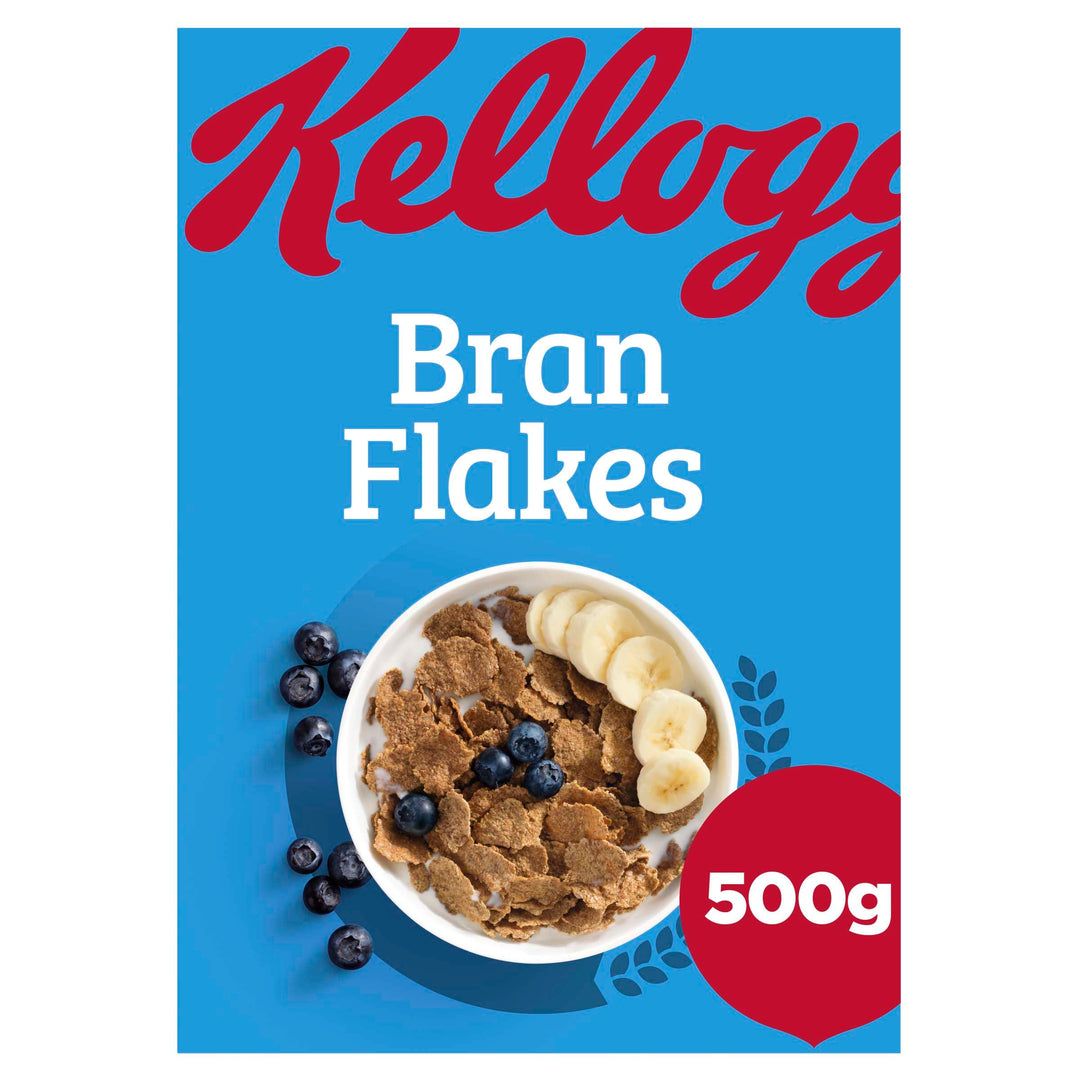 Kellogg's All-Bran Bran Flakes Enriched Wheat Oat Flakes High Fibre Cereal