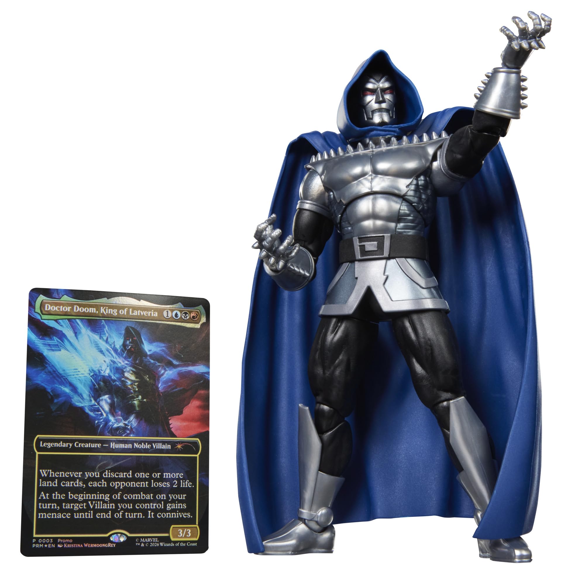 Marvel Legends Doctor Doom 2099 Action Figure - 15cm Scale, Includes Collectible Card