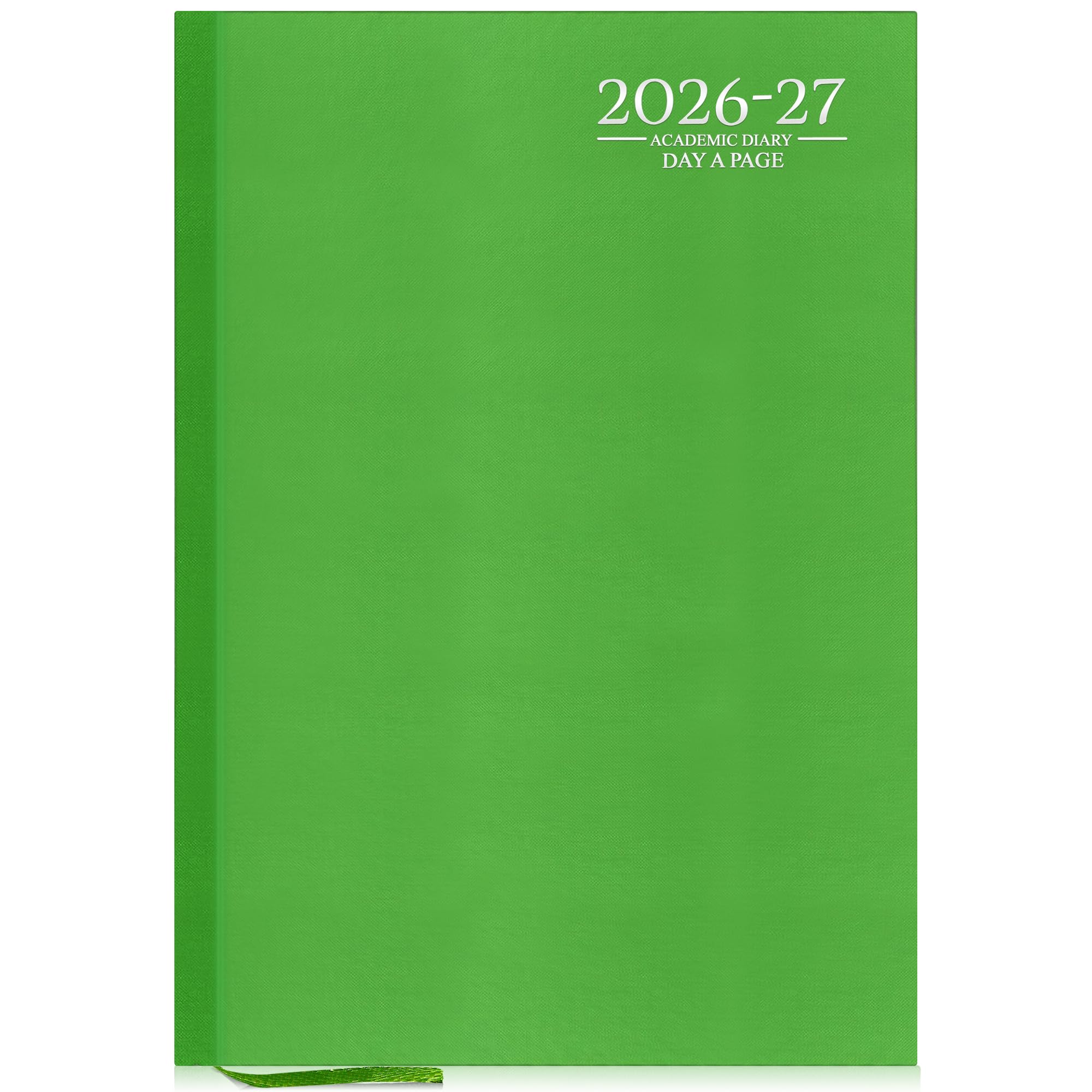 G4GADGET 2026-2027 Academic Diary | A5 Day A Page | Lime Green Hardback 1