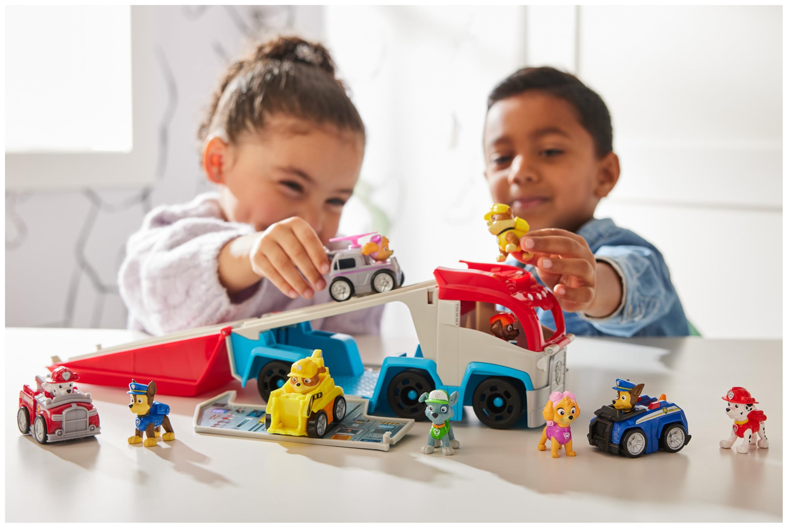 Paw Patrol Pup Squad Patroller Team Vehicle with Chase Racer Toy Lorry | Ages 3-9 | 2 Items