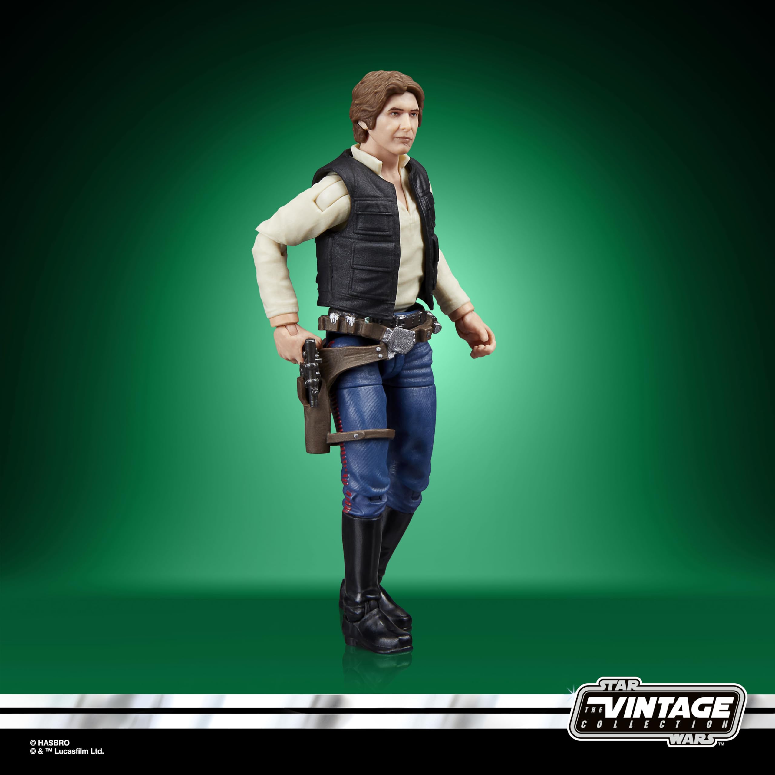 Star Wars The Vintage Collection Han Solo (A New Hope) 9.5-cm Action Figure | Kenner-Inspired Packaging 4
