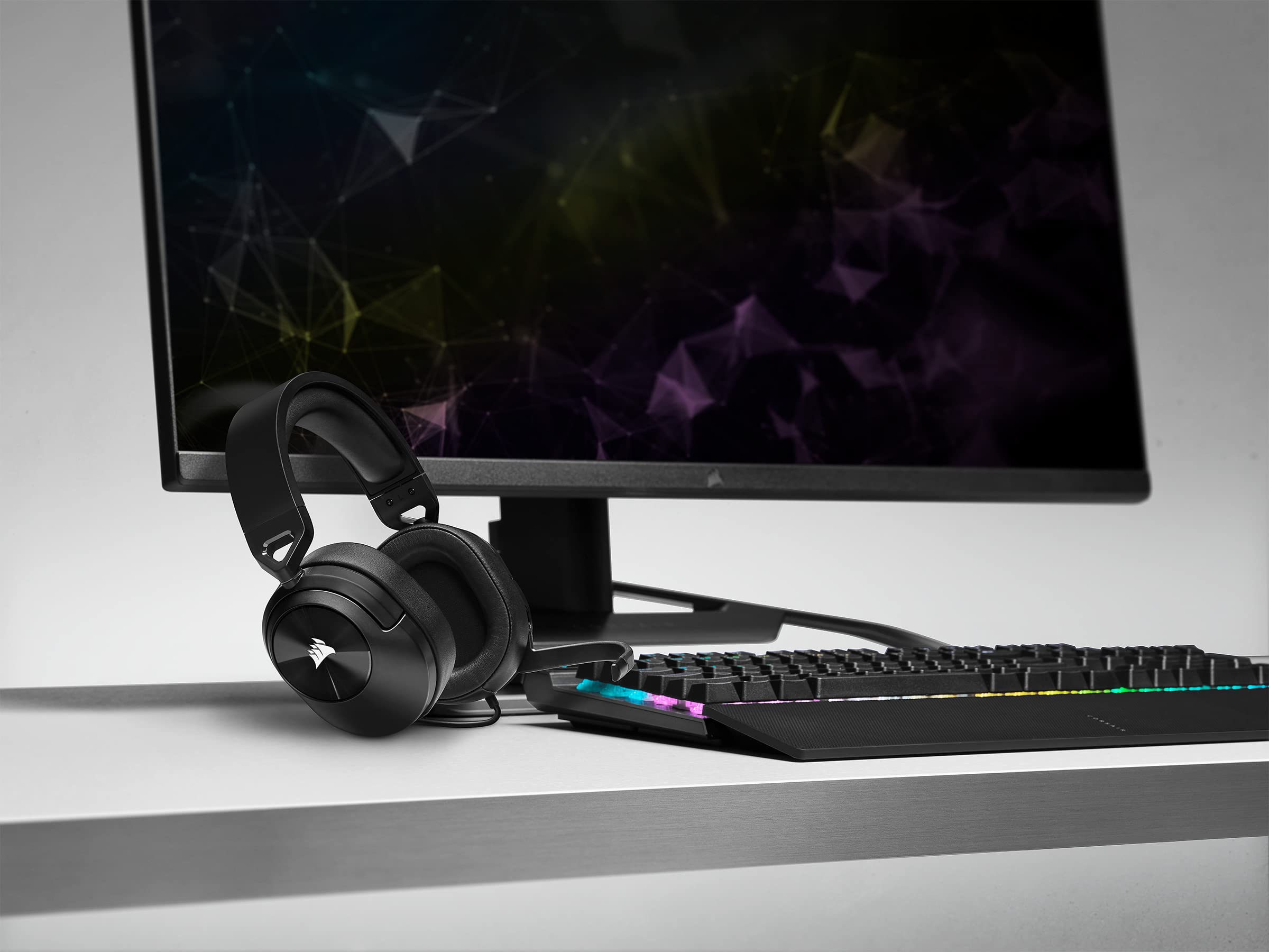 Corsair HS55 SURROUND Gaming Headset - Dolby 7.1 Surround Sound | Lightweight | Multi-Platform