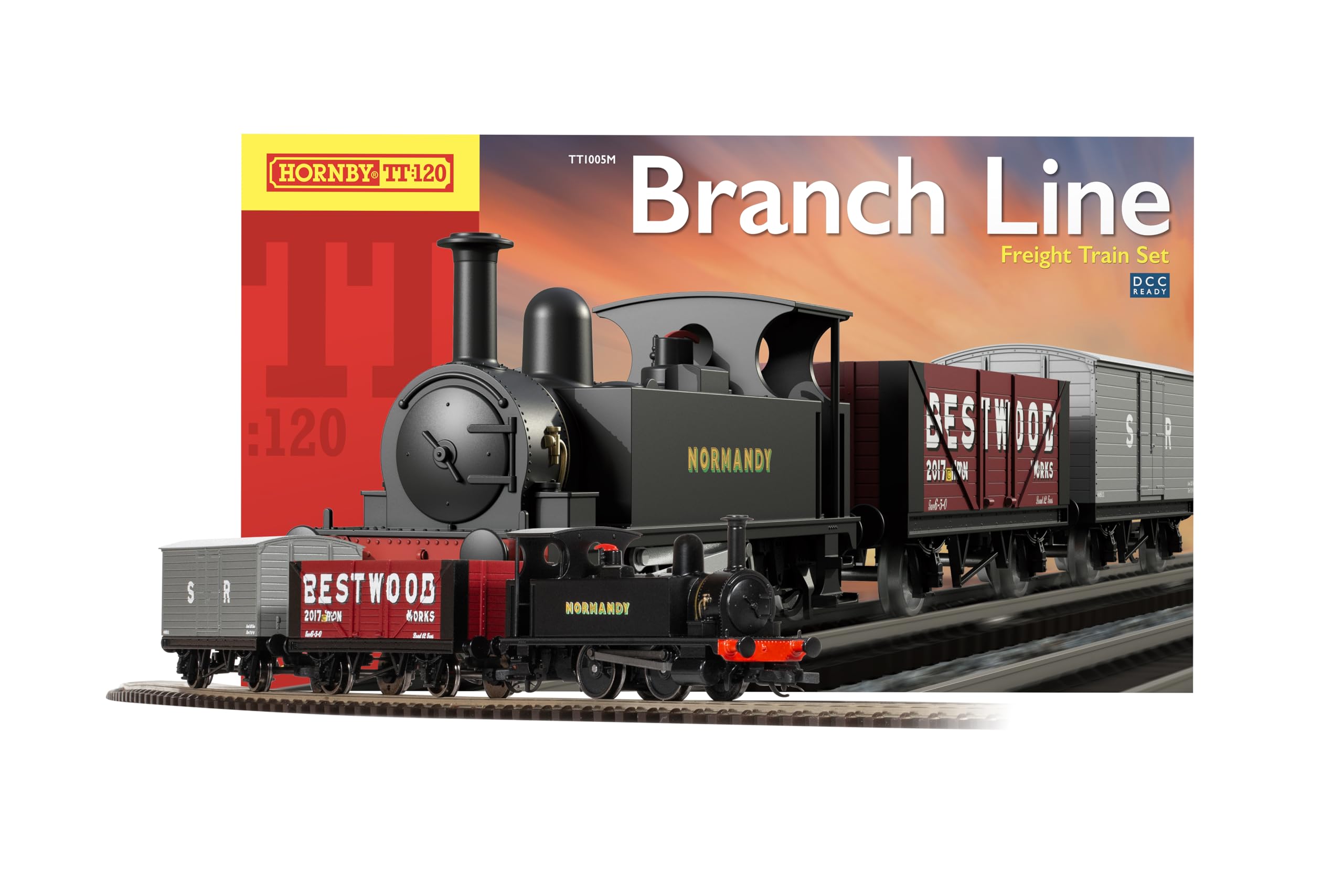 Hornby TT1005M Branchline Freight Train Set | TT:120 Scale | DCC Ready | Complete Starter Pack