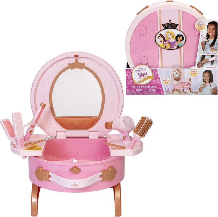 Disney Princess Style Collection - Disney Princess Light Up & Style Vanity (Model 12345)