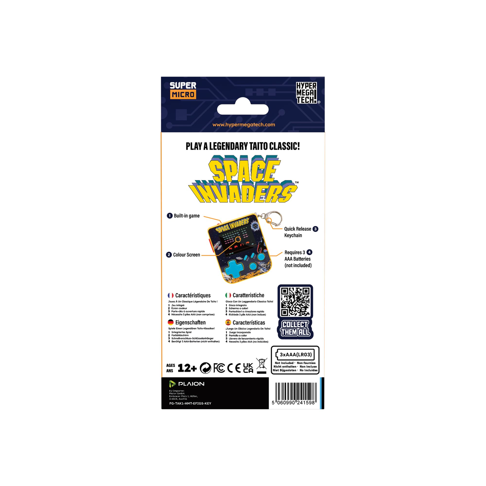 Space Invaders - Super Micro Keychain Gamer 3