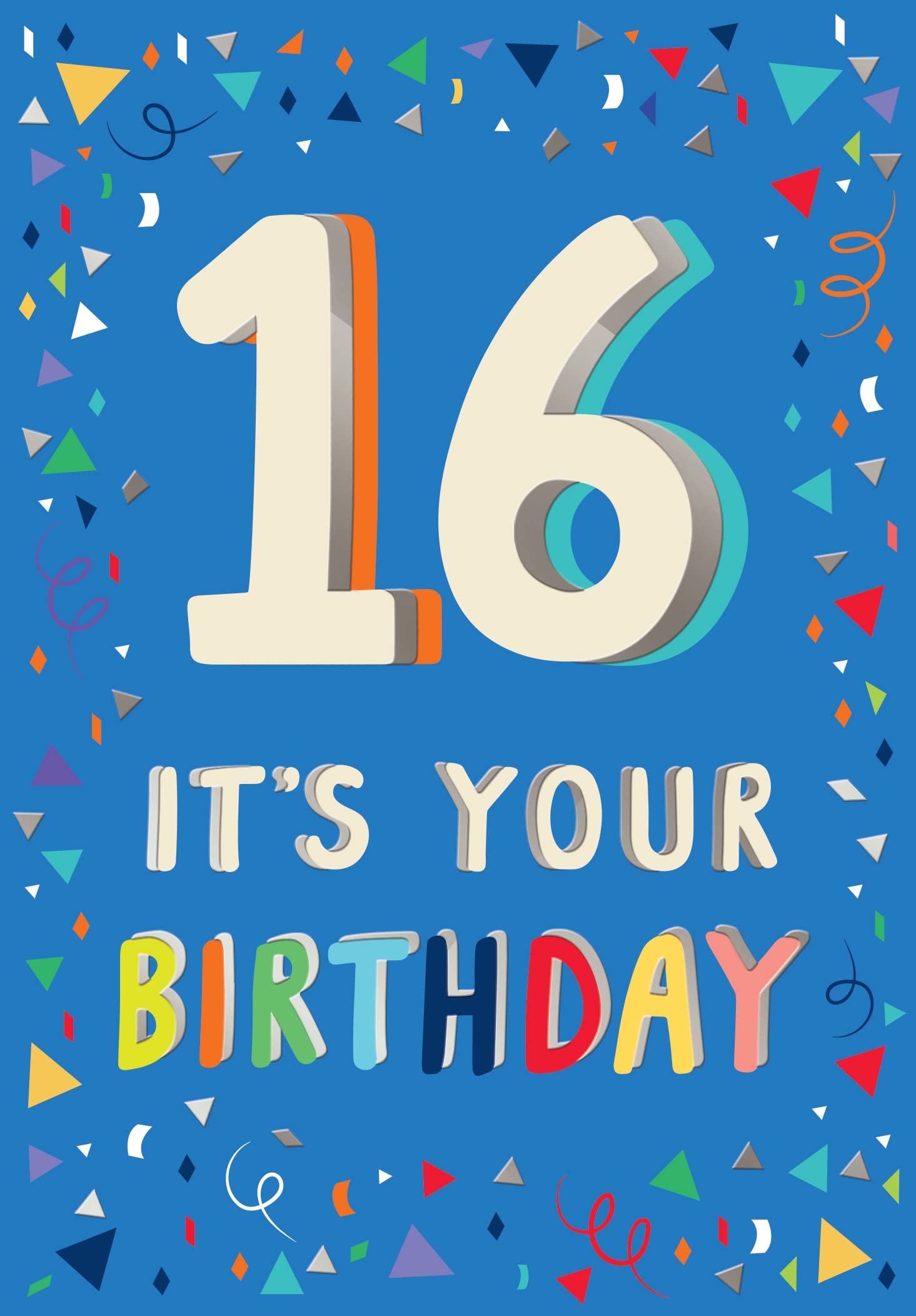 Piccadilly Greetings Age 16 Milestone Birthday Card for Boys | Approx. 7 x 5 Inches