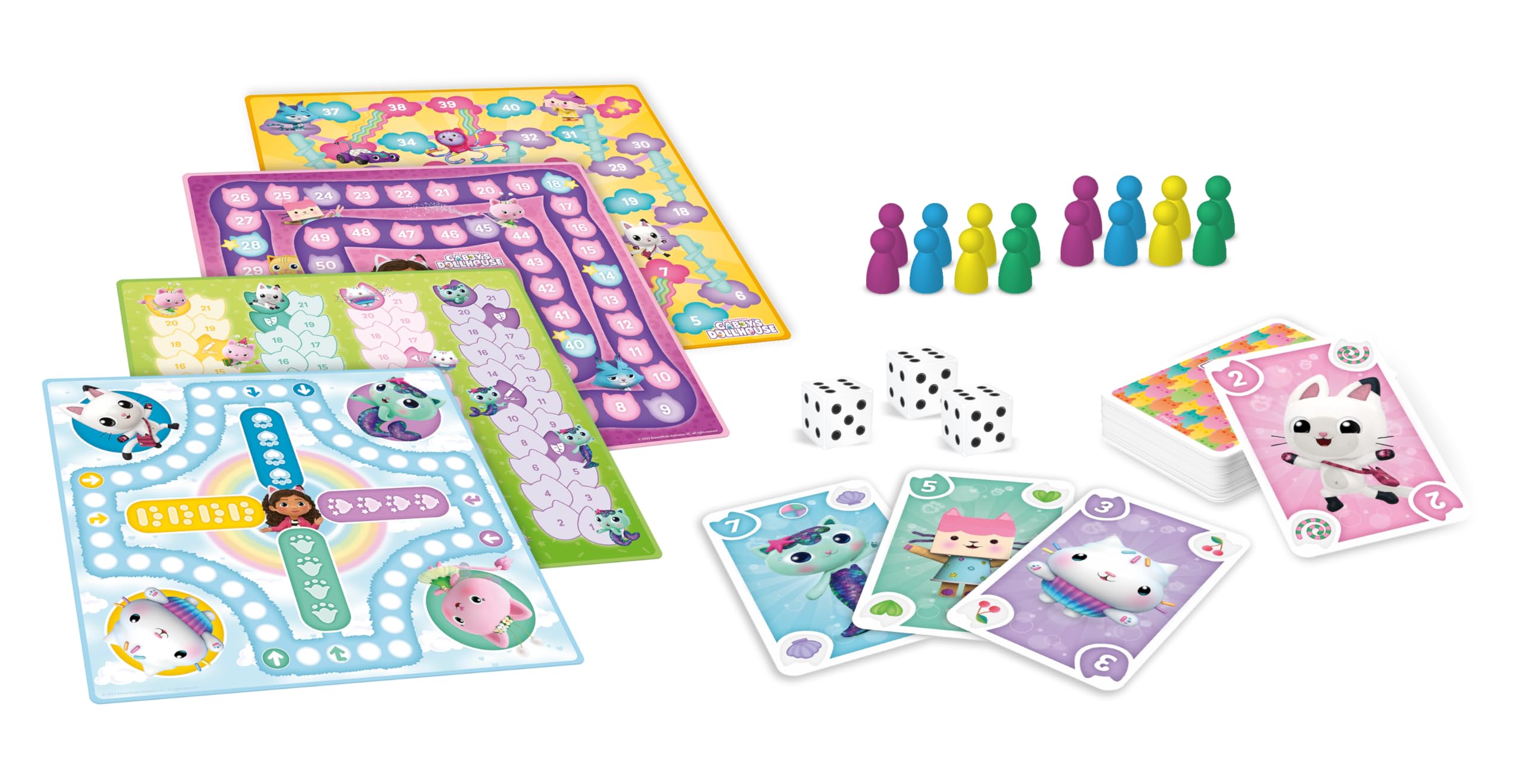 Shuffle Gabby's Dollhouse Game Collection Board Game 3