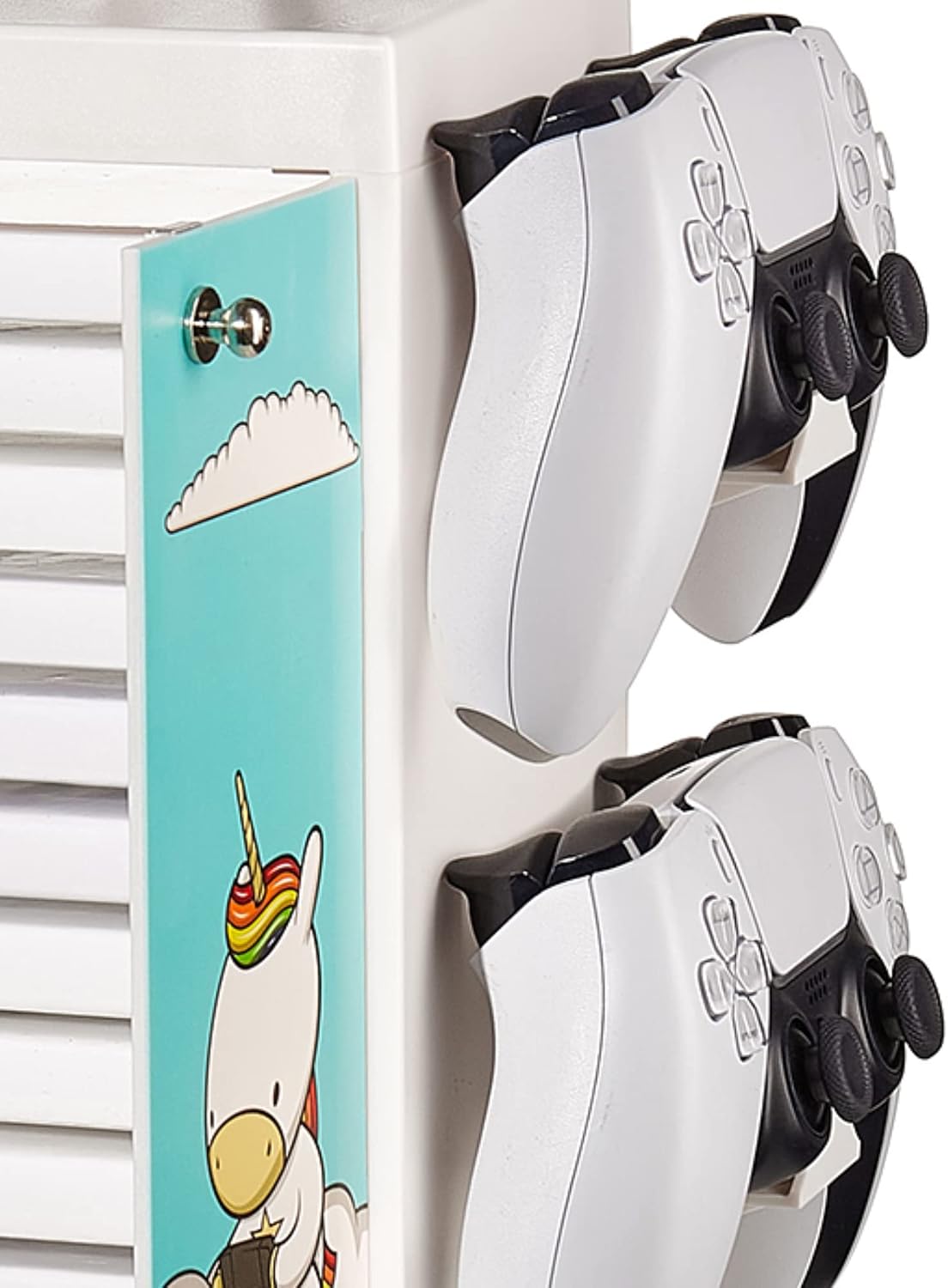 Numskull Eric the Unicorn Gaming Locker - Controller Holder & Headset Stand for PS, Xbox, Switch